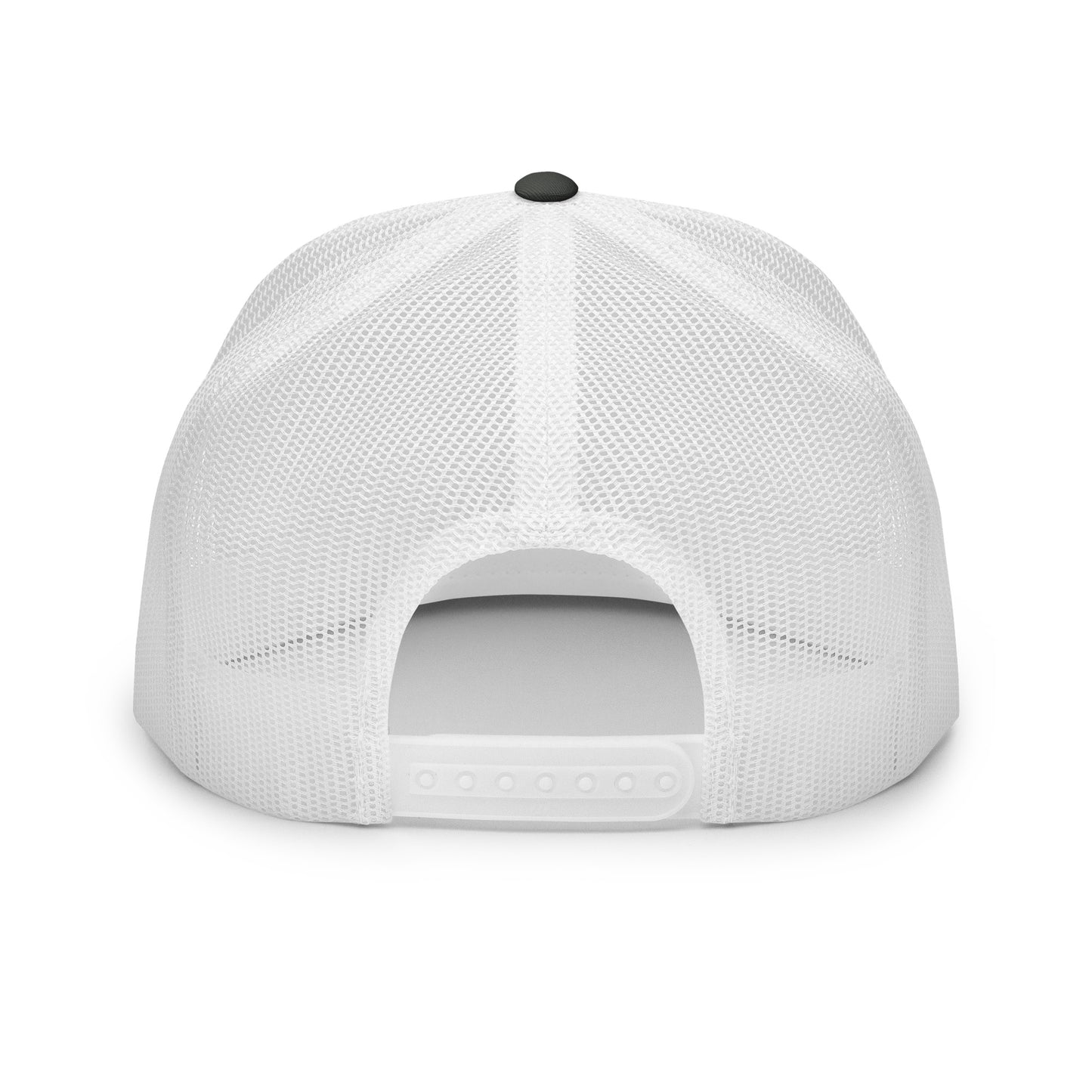 Peaceful Trucker Cap Red Embroidered