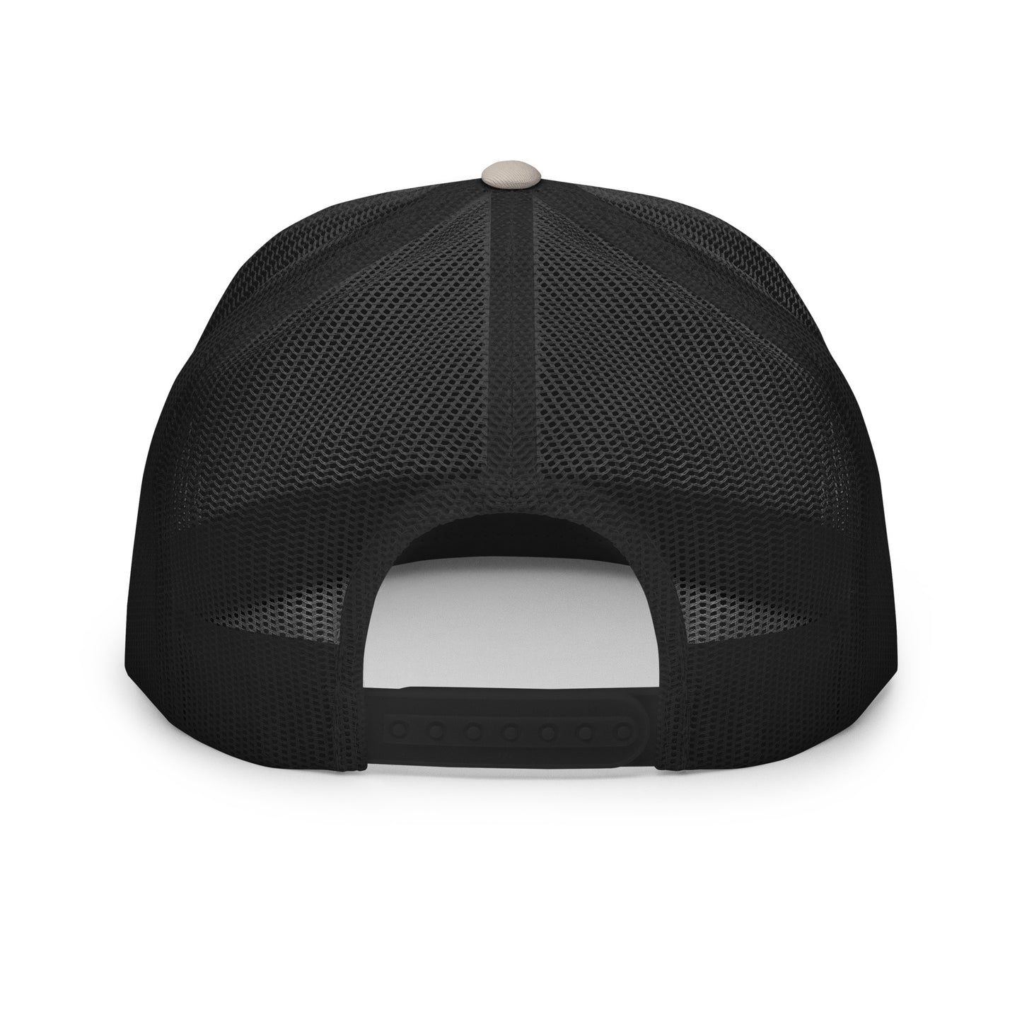 Peaceful Trucker Cap Red Embroidered