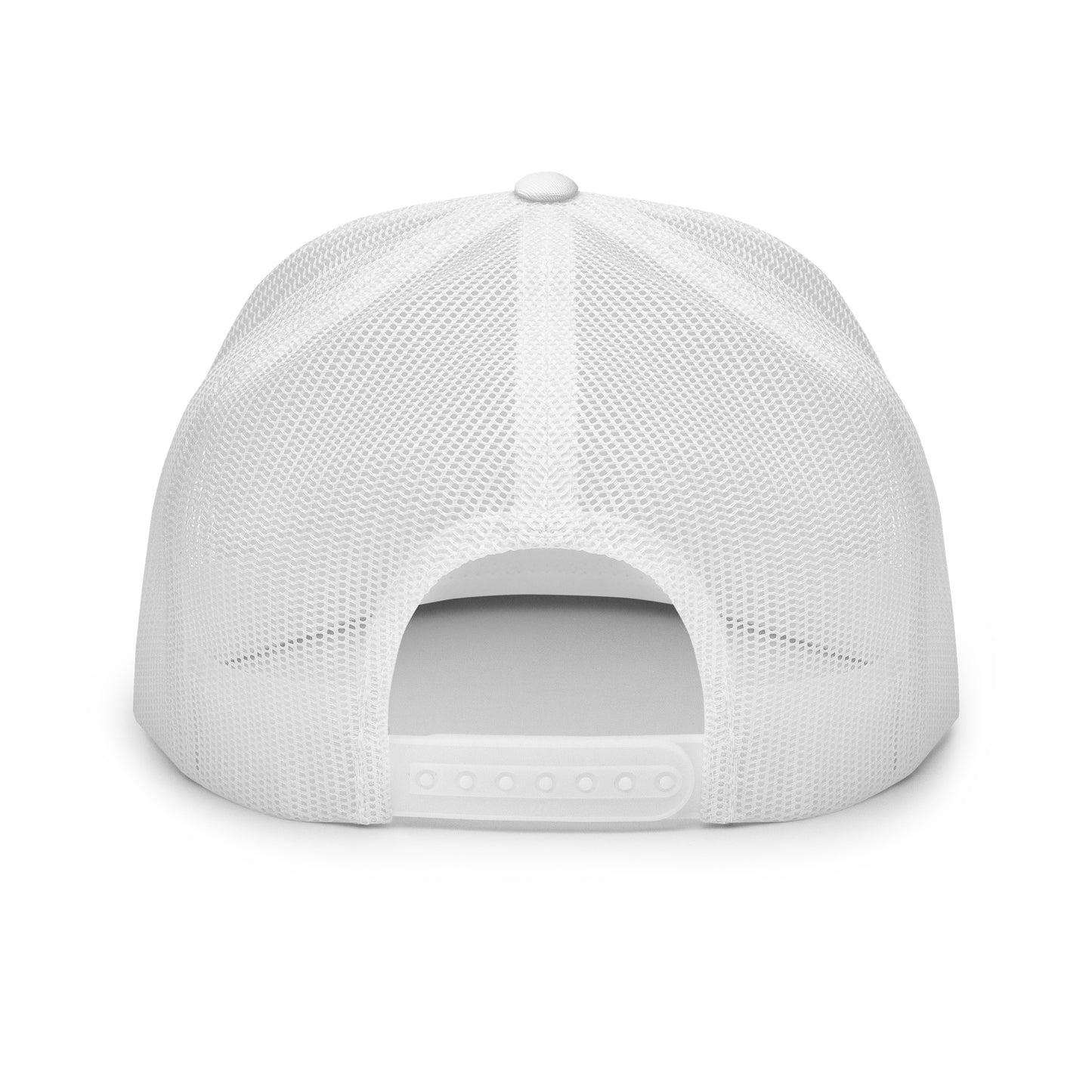 Peaceful Trucker Cap Red Embroidered