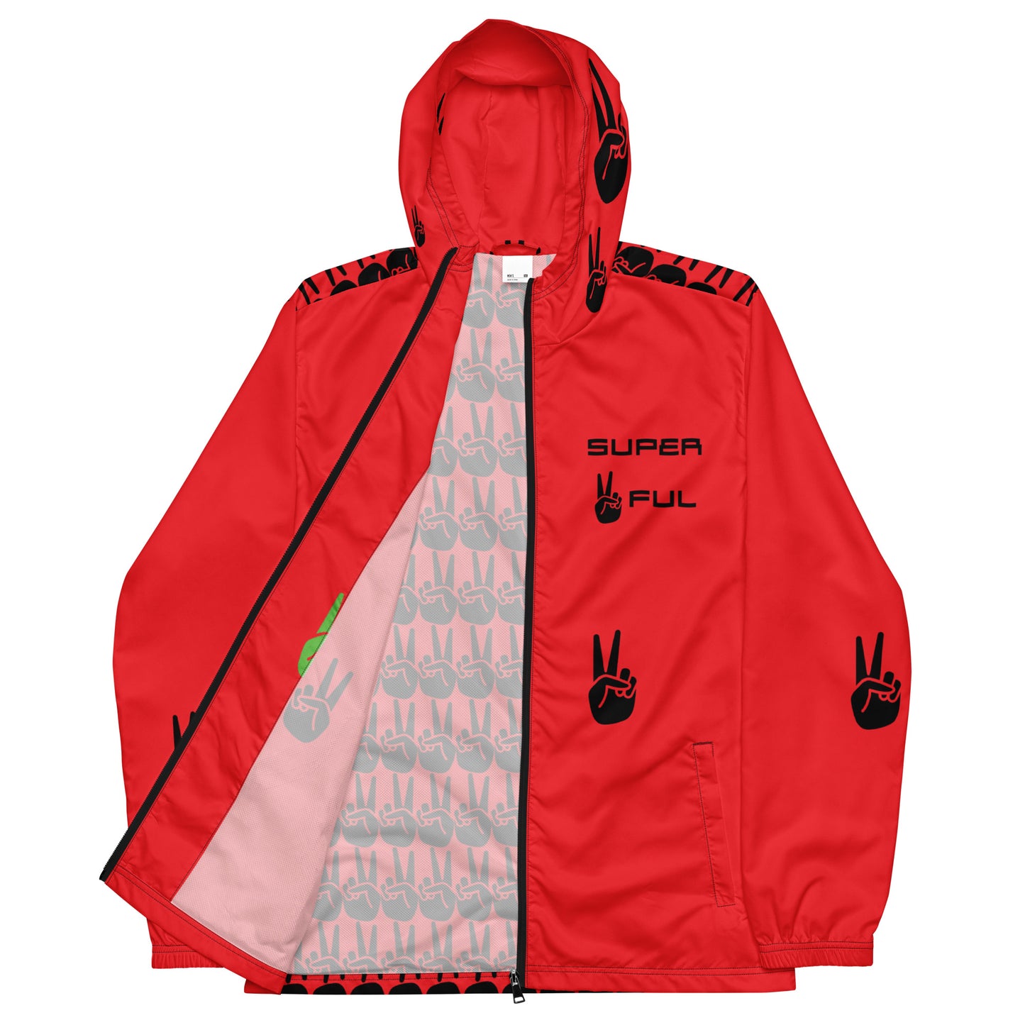 Men’s Blazing Red windbreaker