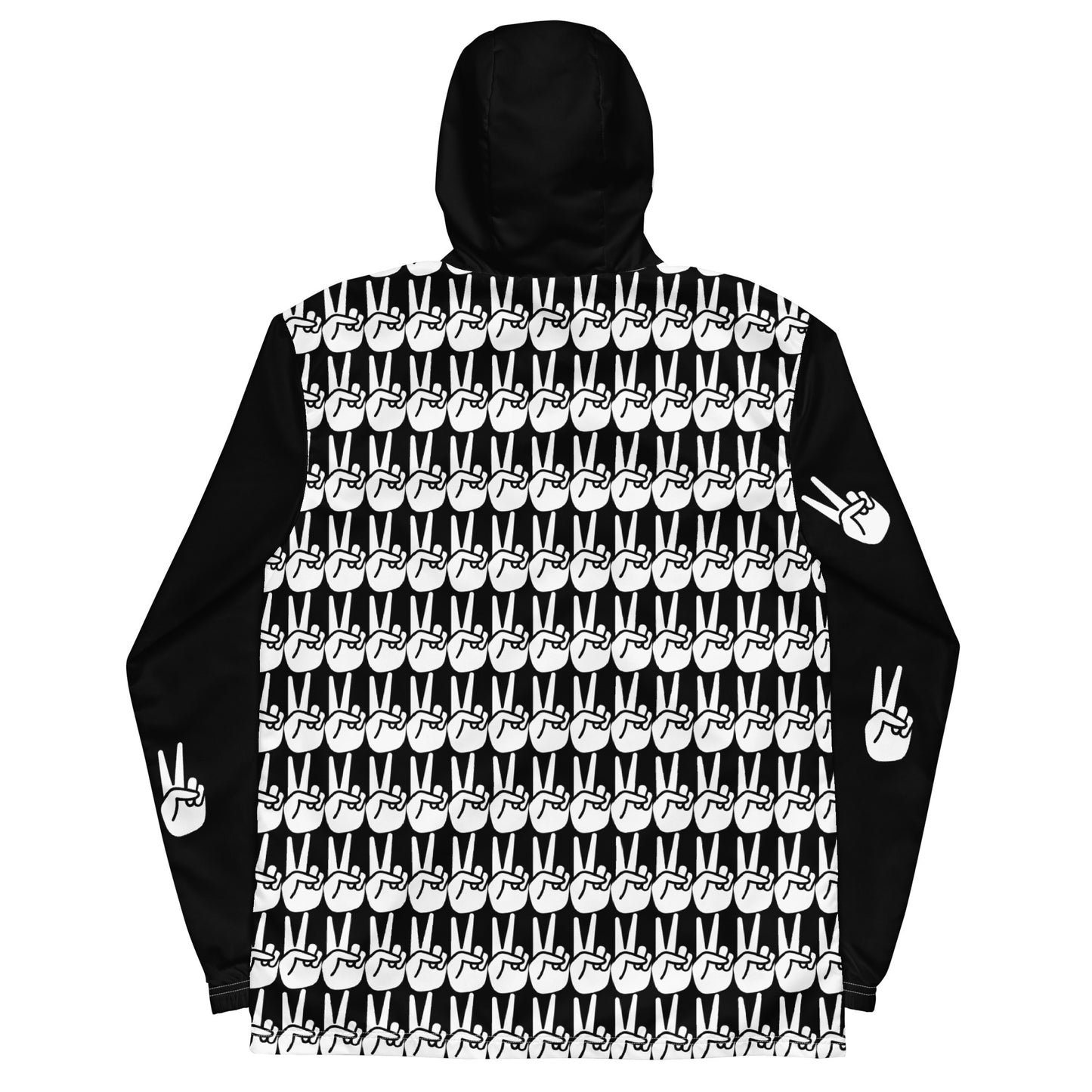 Men’s White and Black (Zebra) Super Peaceful windbreaker