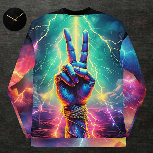 Unisex Peaceful Energy 2 Bomber Jacket