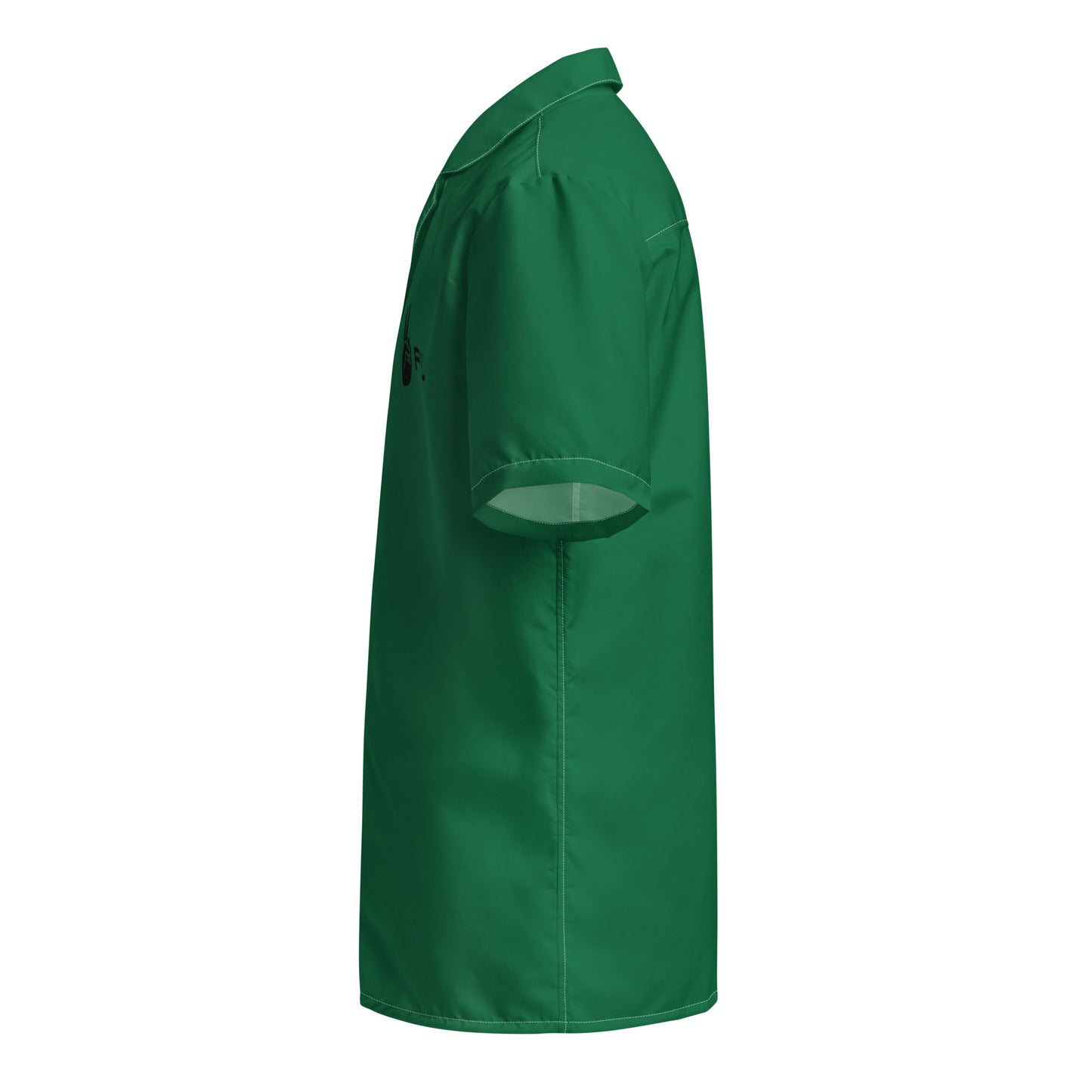 Unisex Green Peaceful button shirt