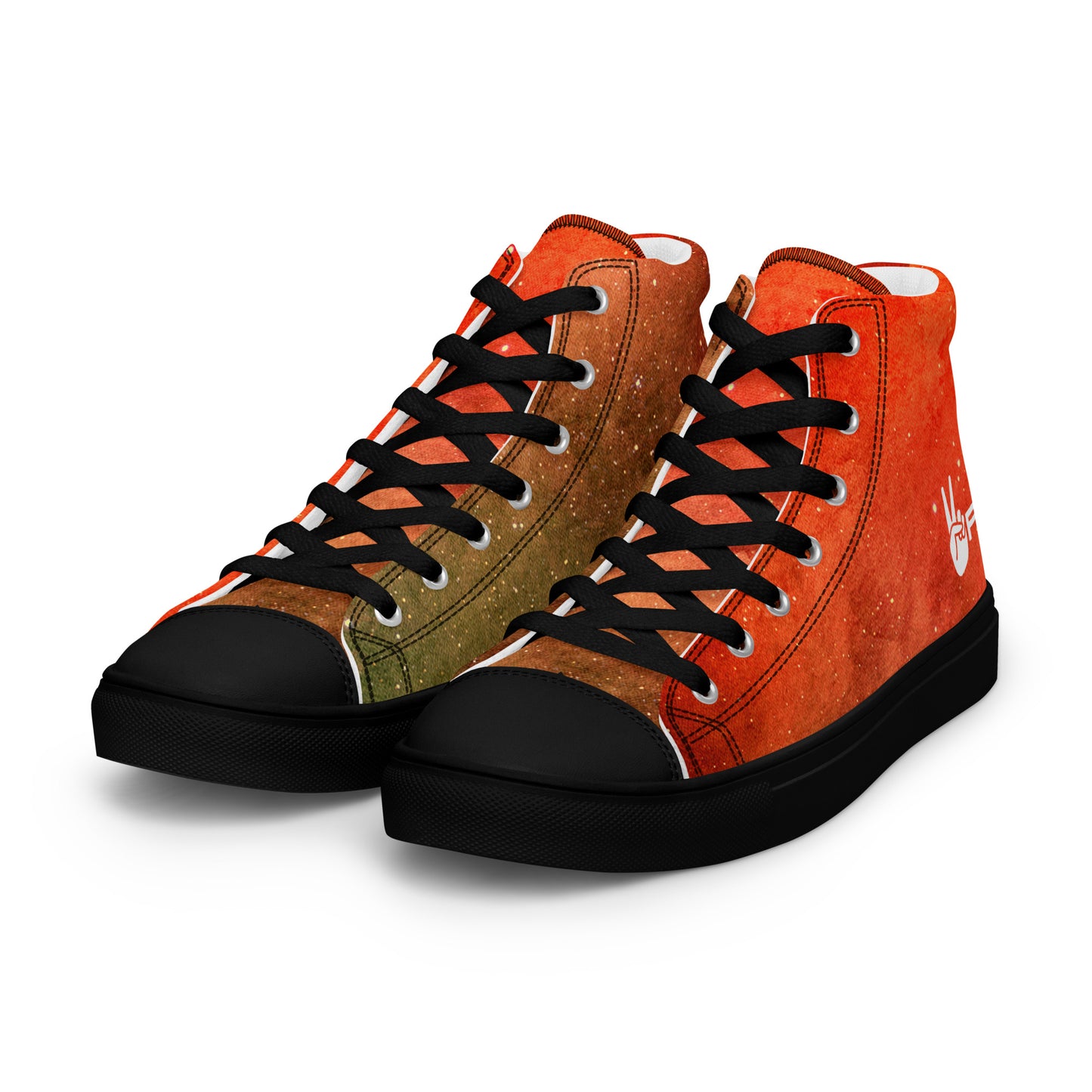 Peaceful Cosmic Cloud High top shoes