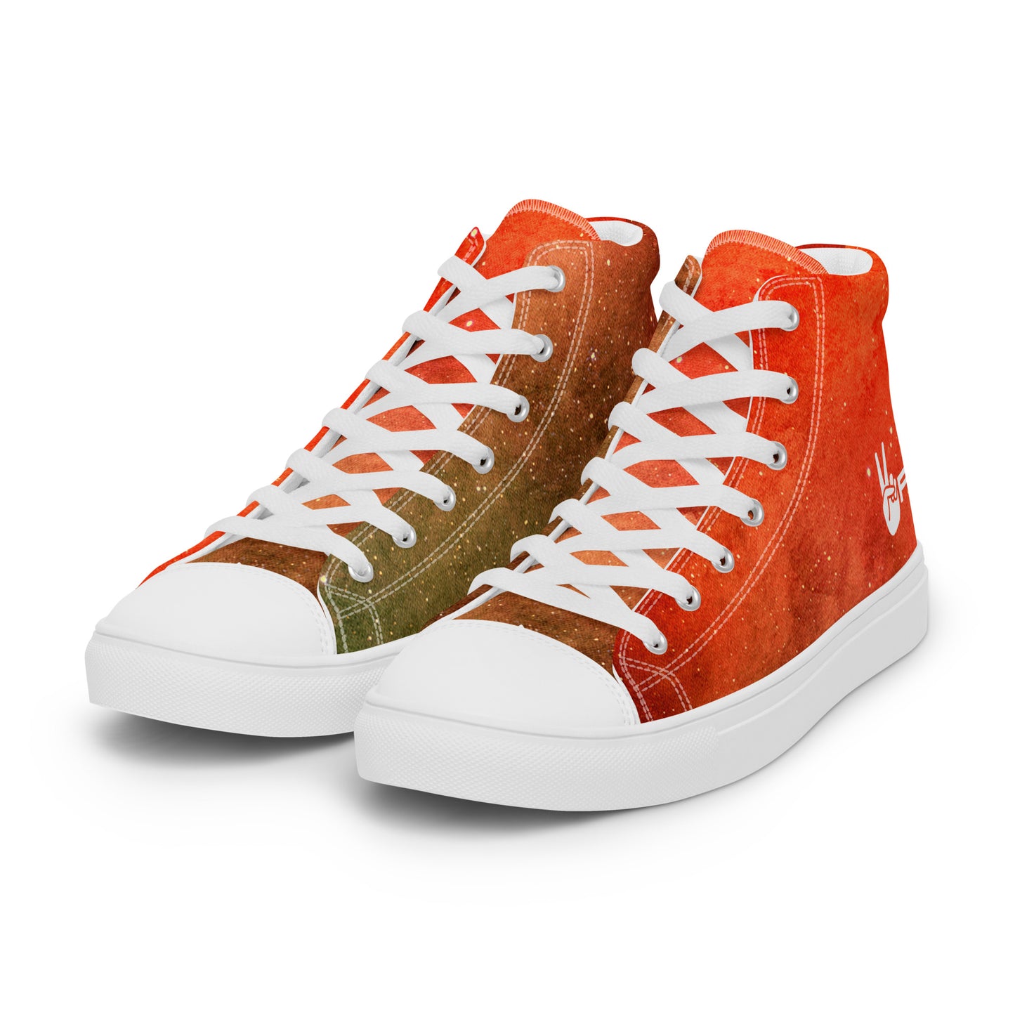 Peaceful Cosmic Cloud High top shoes