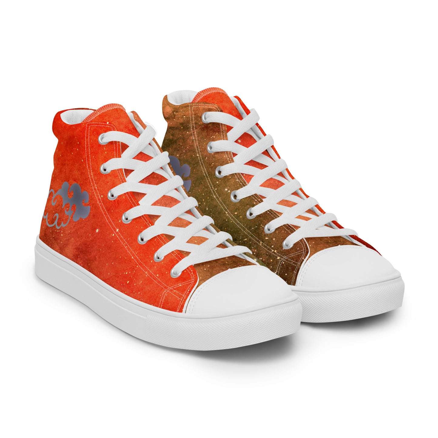 Peaceful Cosmic Cloud High top shoes