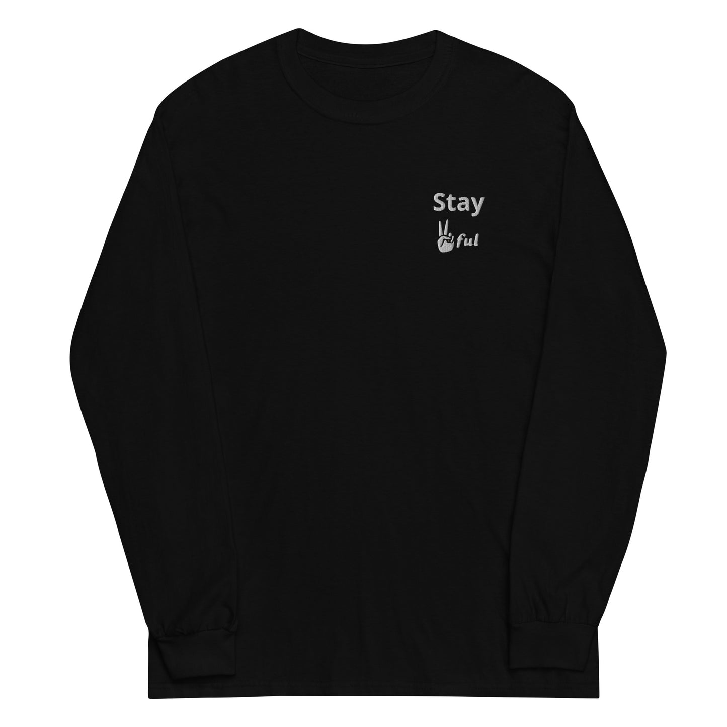 Men’s Stay Peaceful Long Sleeve Shirt