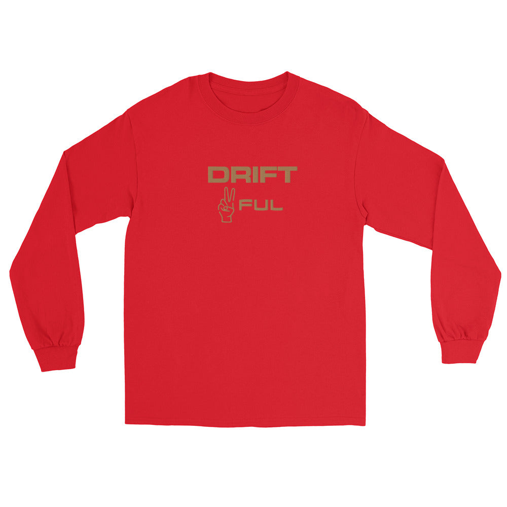Unisex Long-sleeve Drift Peaceful Shirt S-4XL