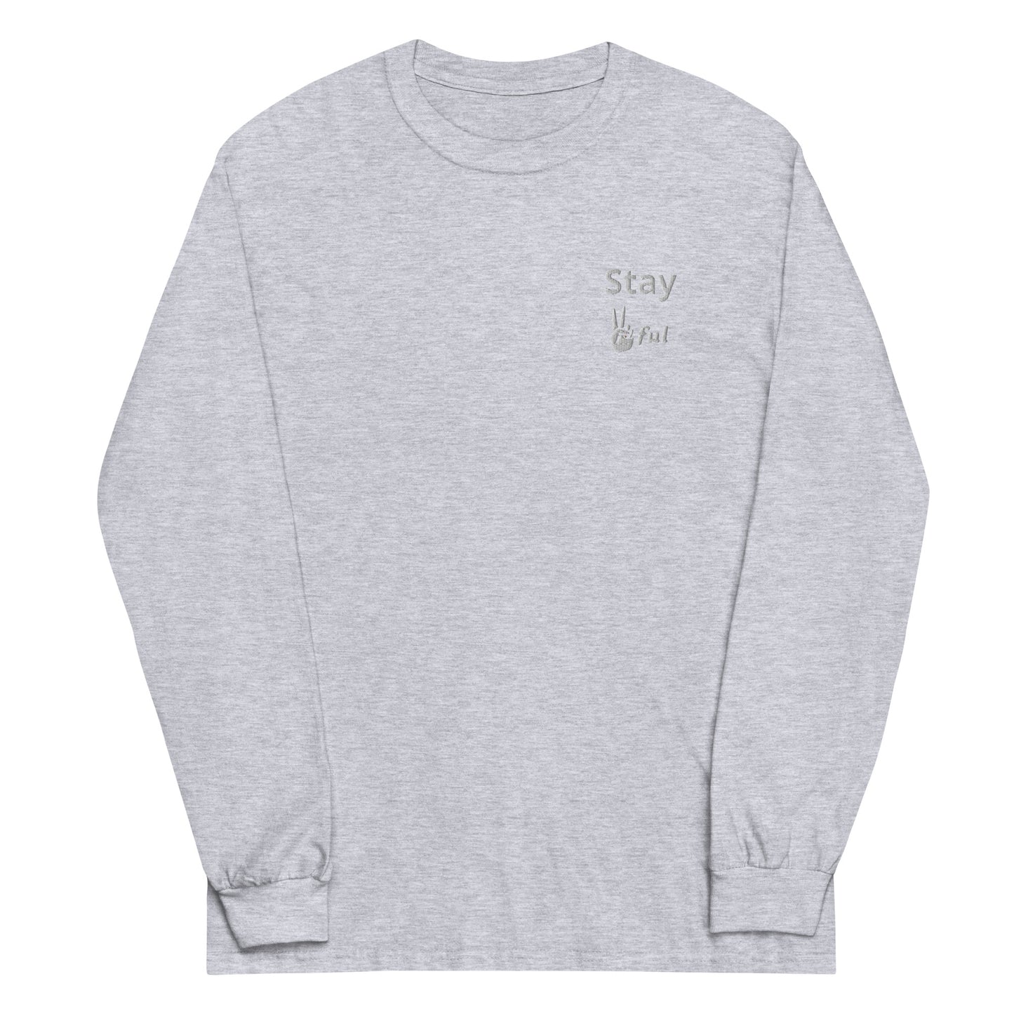 Men’s Stay Peaceful Long Sleeve Shirt