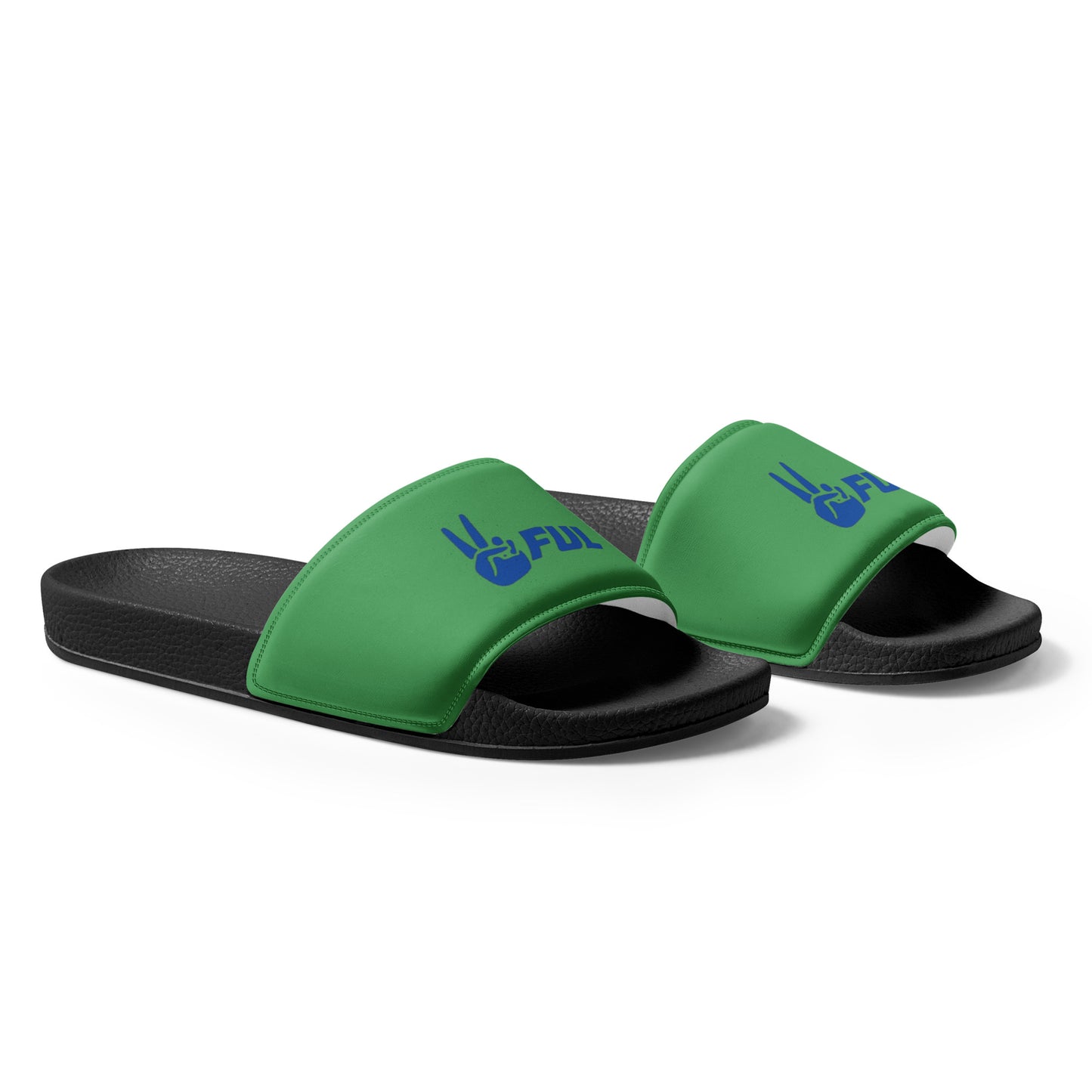 Men’s Green Peaceful slides