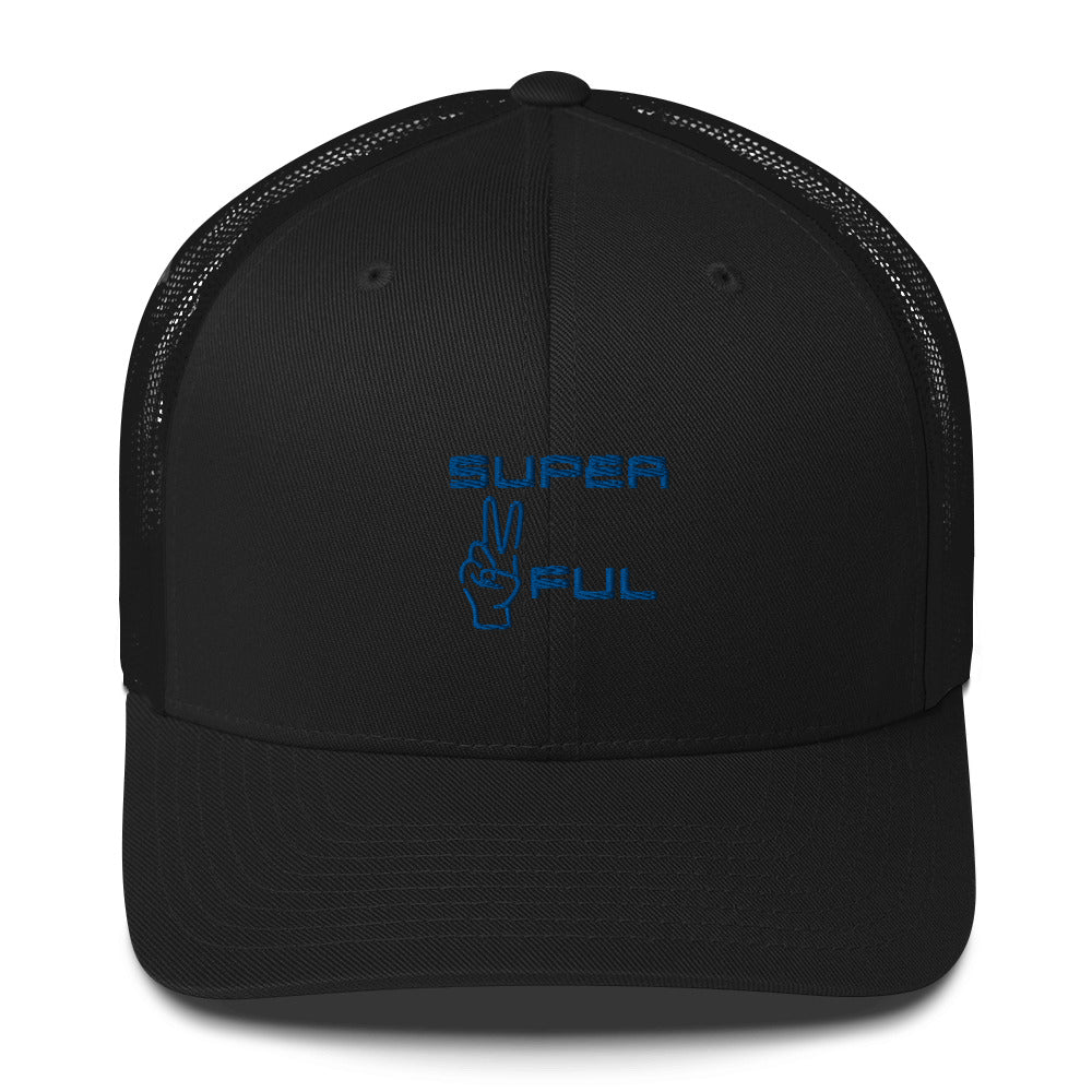 ✌🏽ful Blue lettered Hat