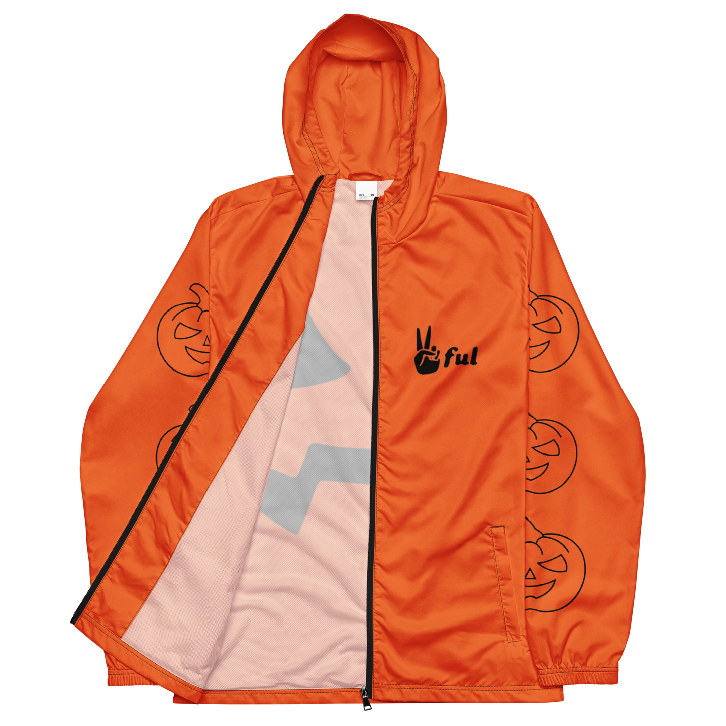 Men’s Peaceful Halloween windbreaker