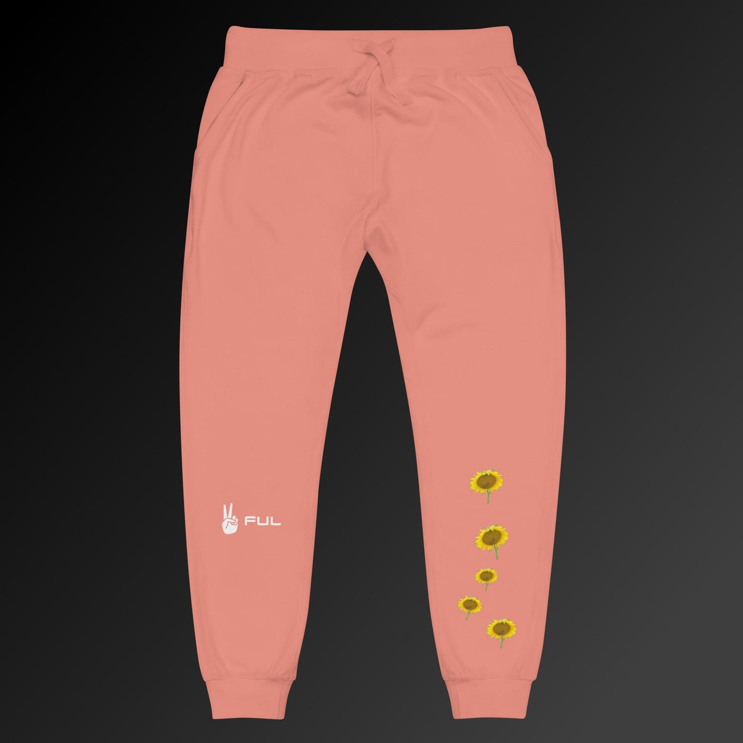 Peaceful/✌ful Sunflower Graphic Pants