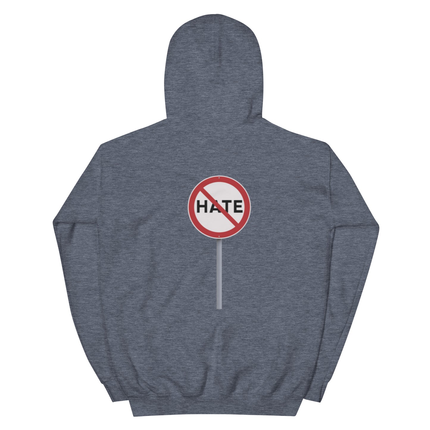 Peaceful Vibes Only (Blue and Purple Lettering) Unisex Hoodie