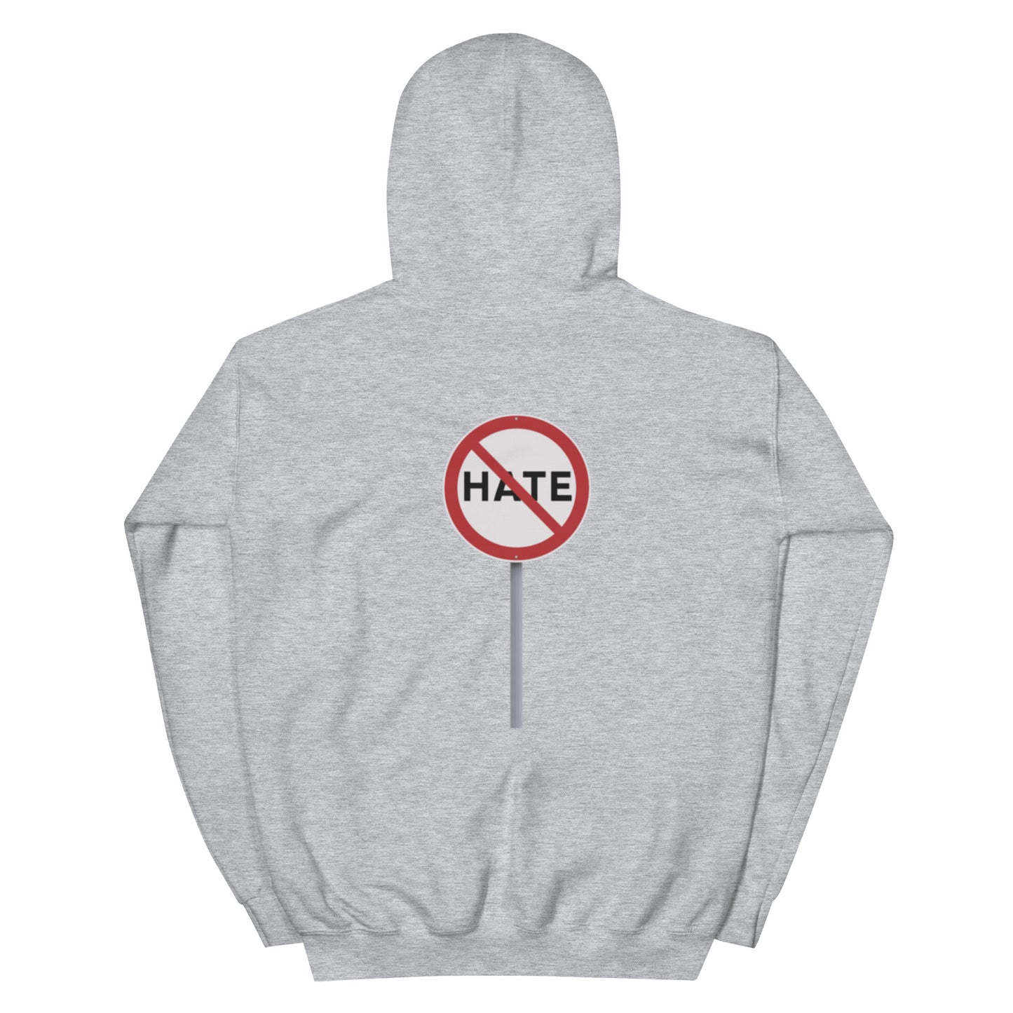 Unisex Peaceful Vibes No Hate Hoodie