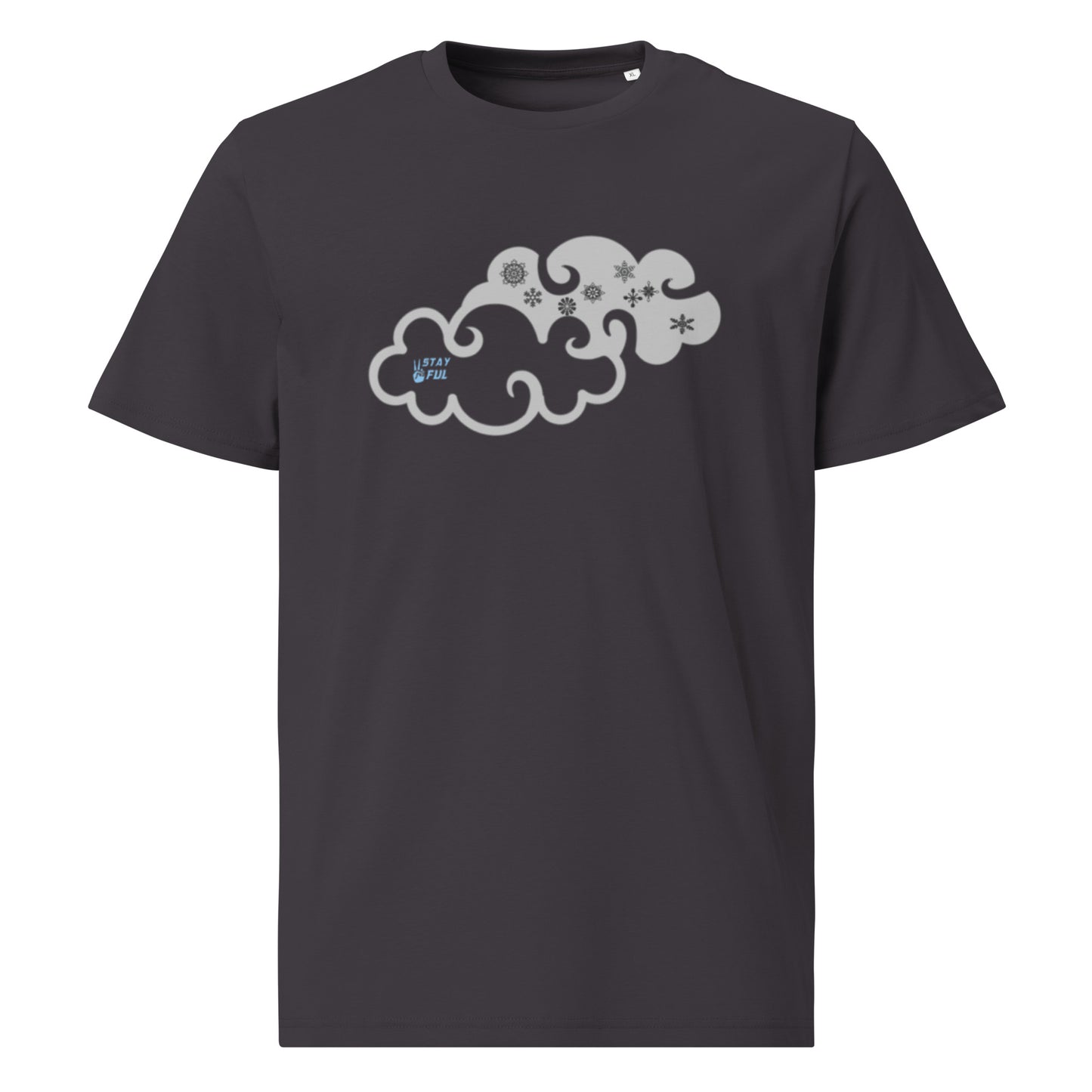 Unisex Peaceful Minimalistic Cloud organic cotton t-shirt