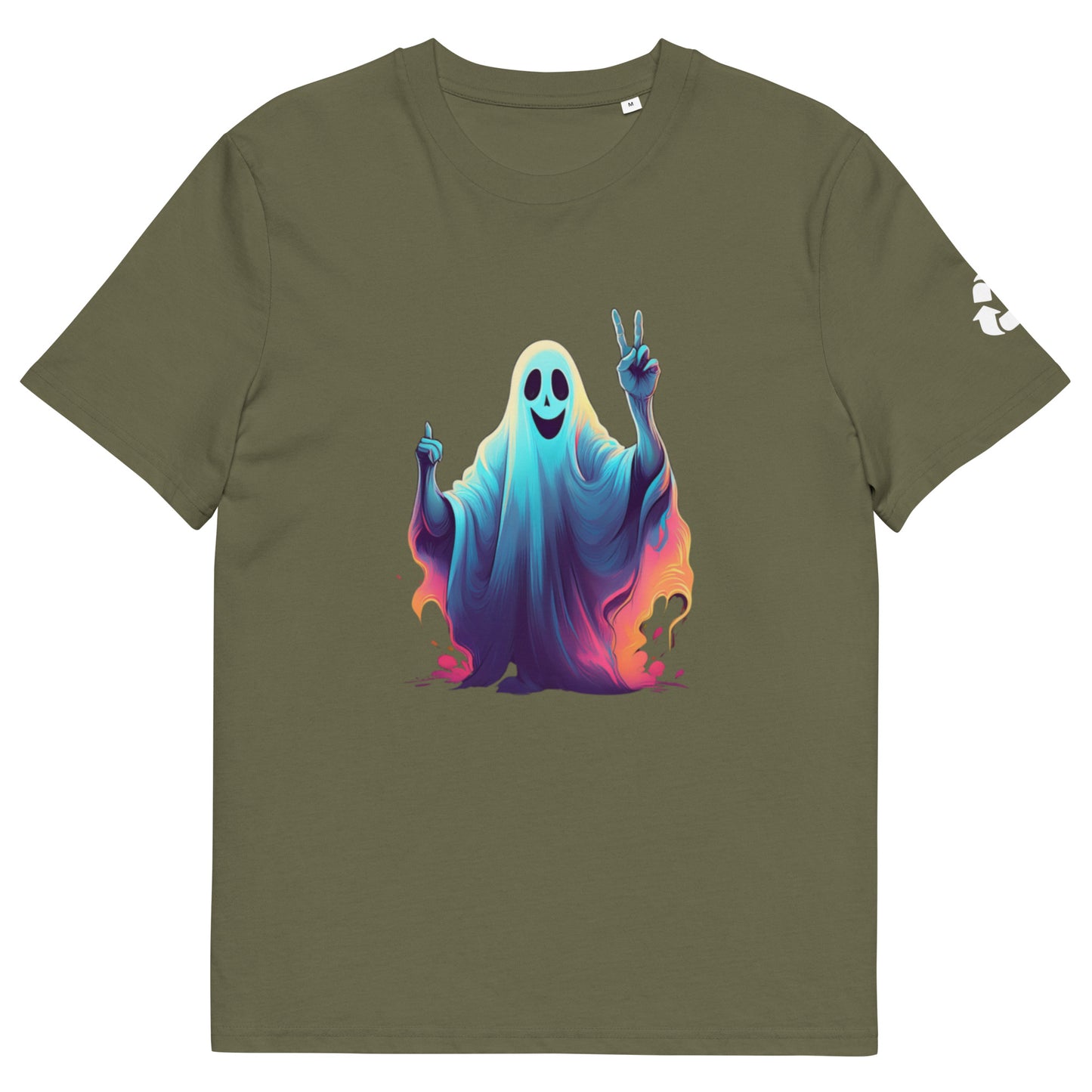 Unisex Peaceful Ghost organic cotton t-shirt