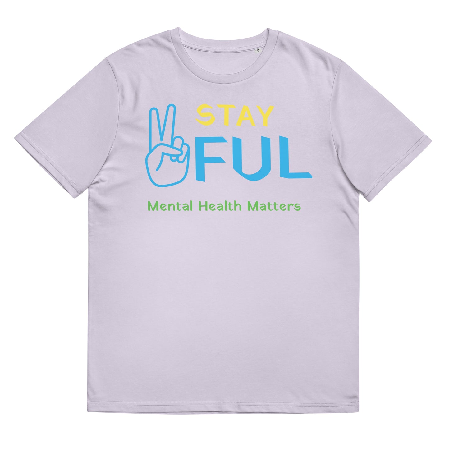 Unisex organic cotton Mental Health Matters Stay Peaceful t-shirt S-5XL