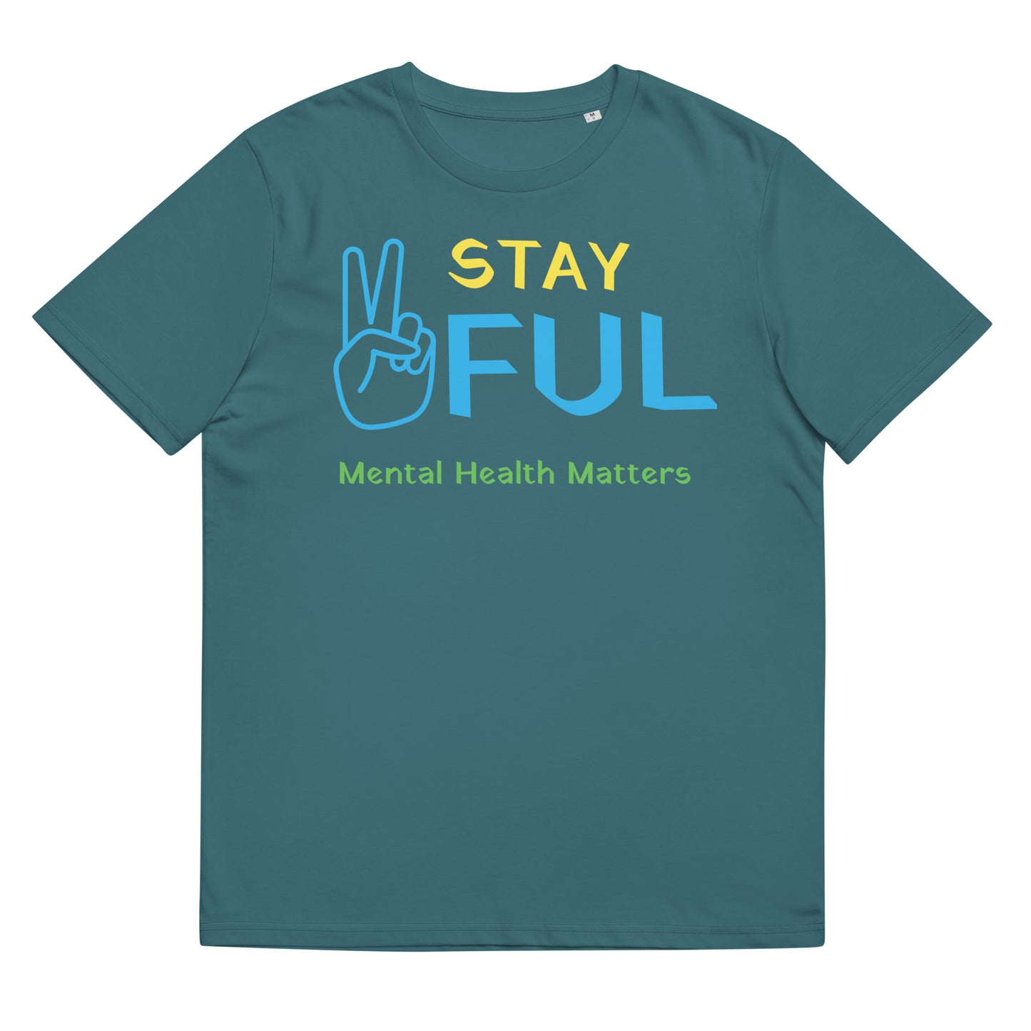 Unisex organic cotton Mental Health Matters Stay Peaceful t-shirt S-5XL