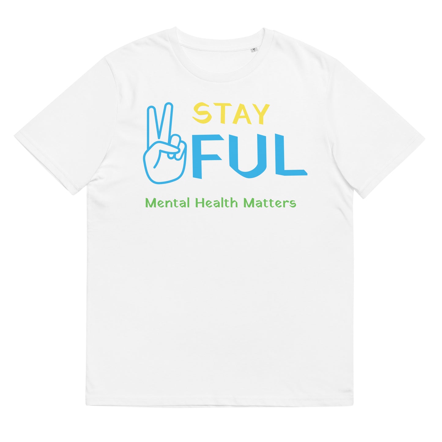Unisex organic cotton Mental Health Matters Stay Peaceful t-shirt S-5XL