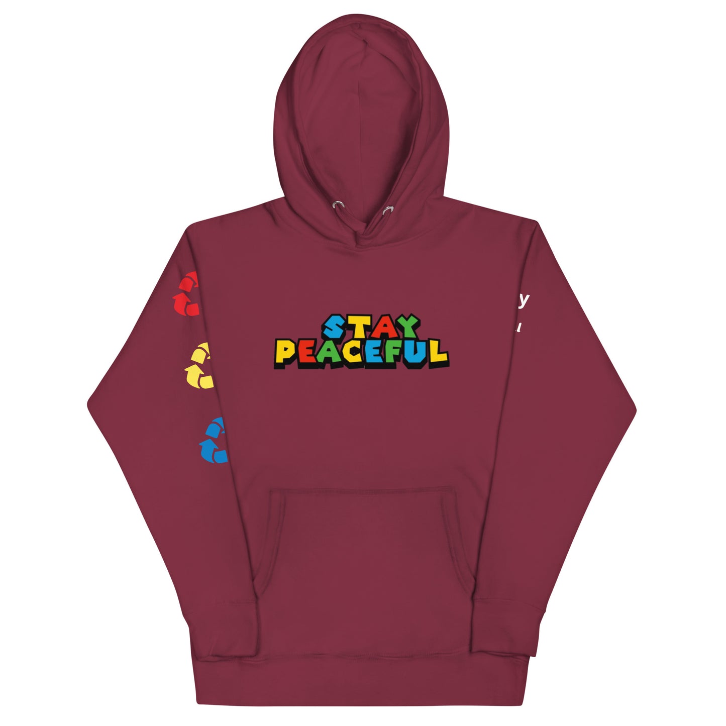 Stay Peaceful Game On Hoodie