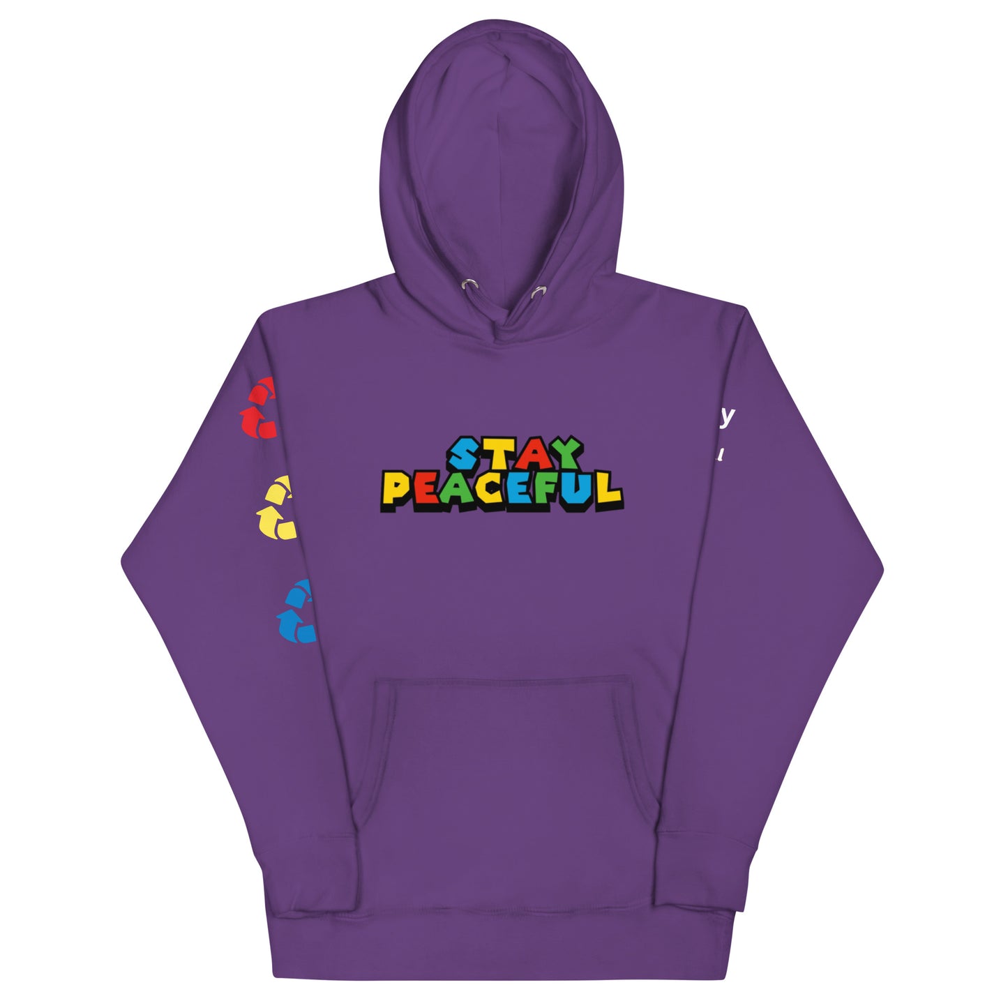 Stay Peaceful Game On Hoodie