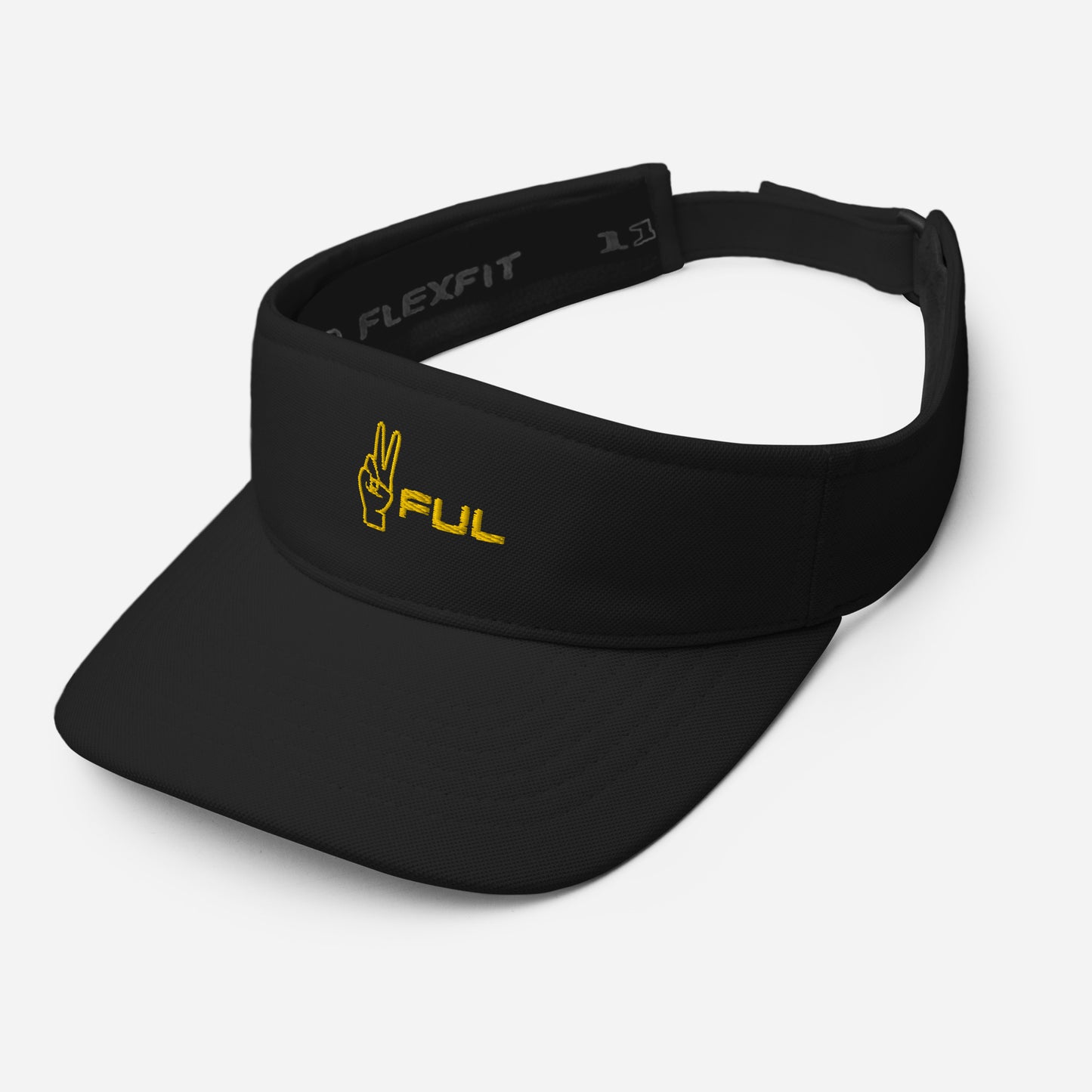Embroidered Peaceful Visor