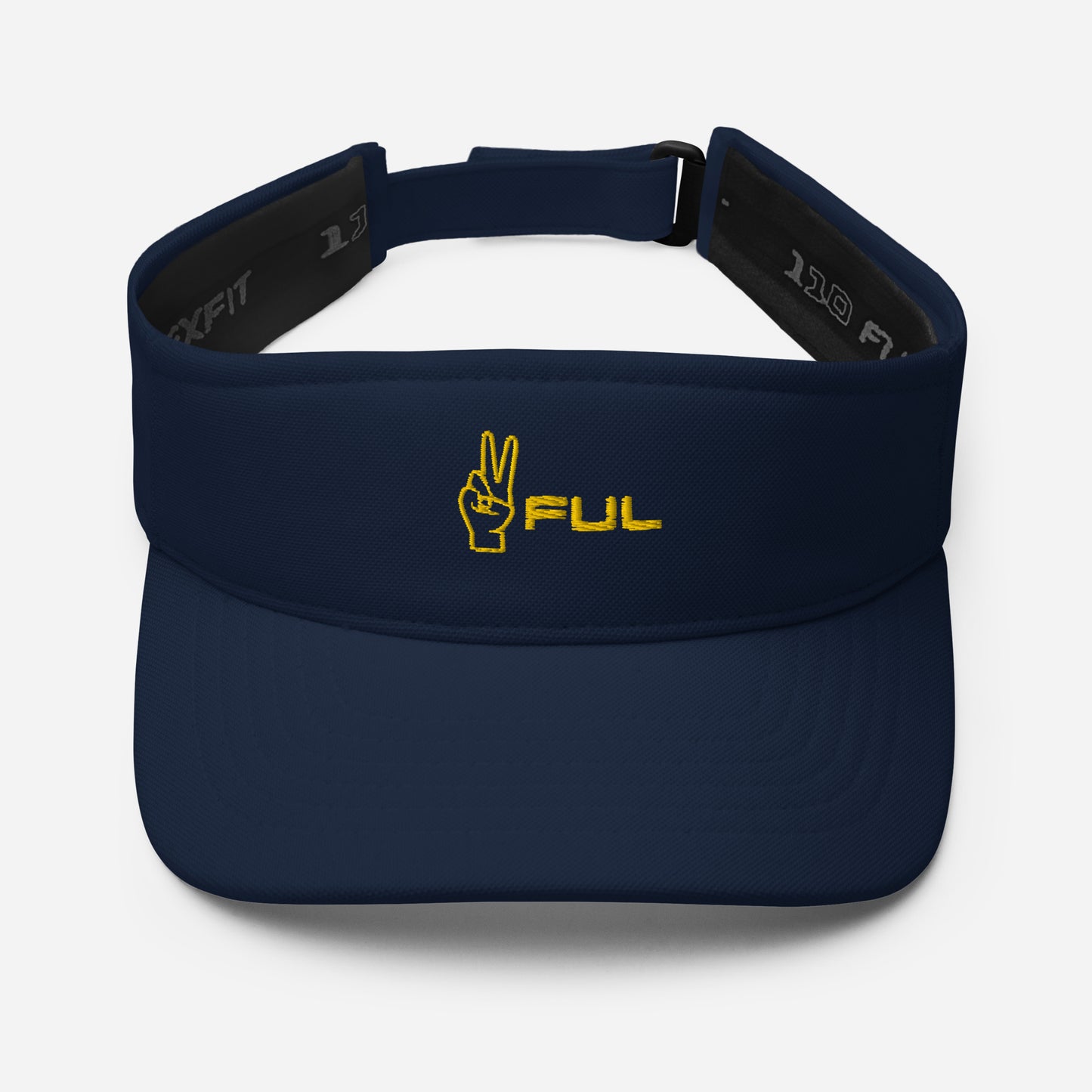 Embroidered Peaceful Visor