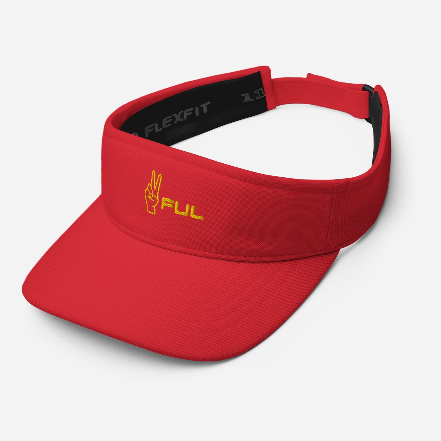 Embroidered Peaceful Visor