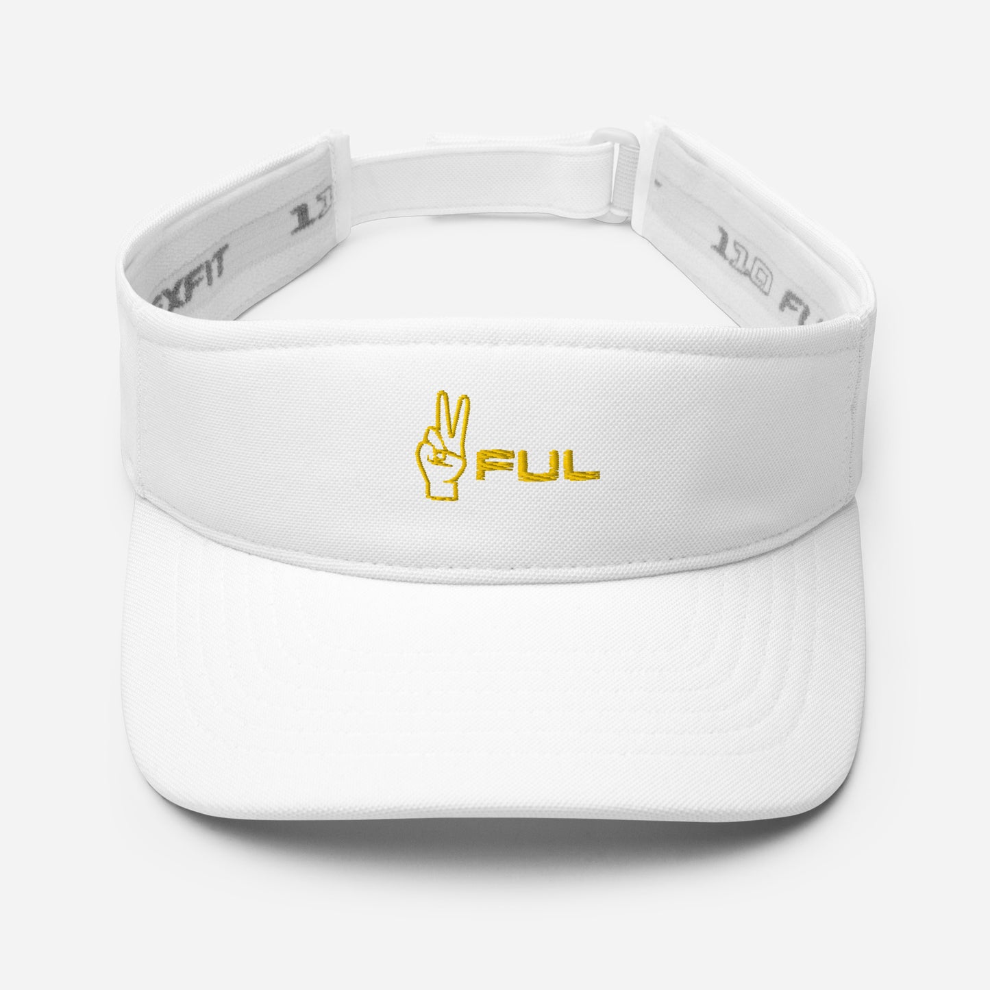 Embroidered Peaceful Visor