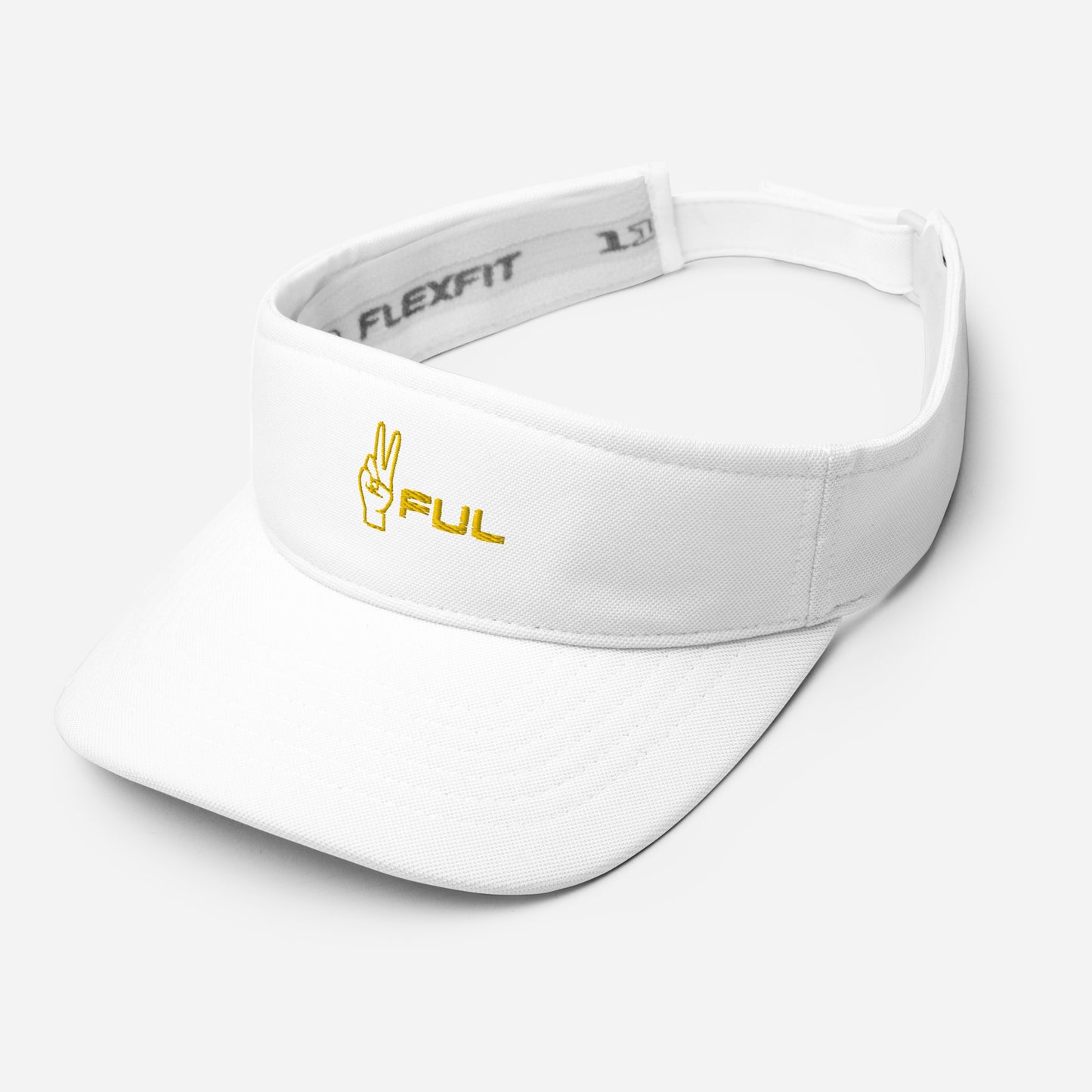 Embroidered Peaceful Visor