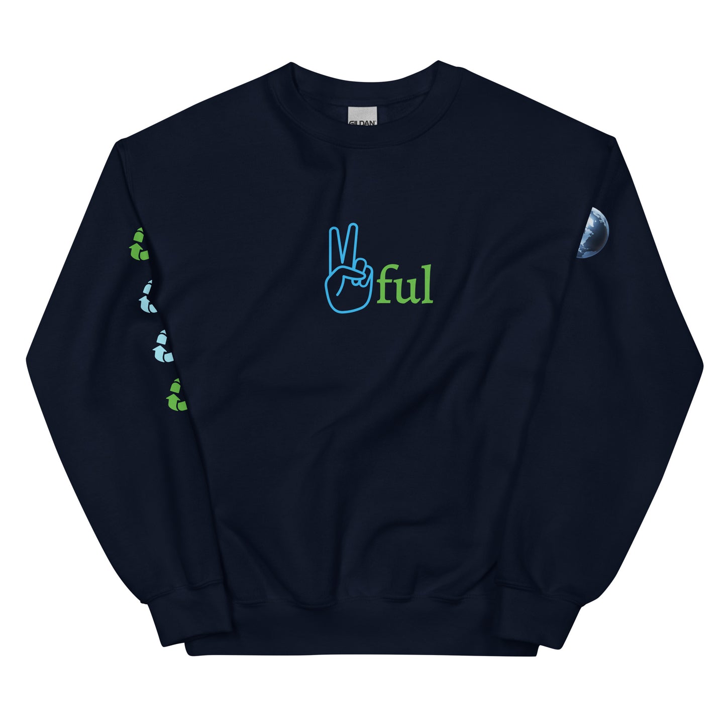 Peaceful /✌️ful Earth Remix Sweatshirt