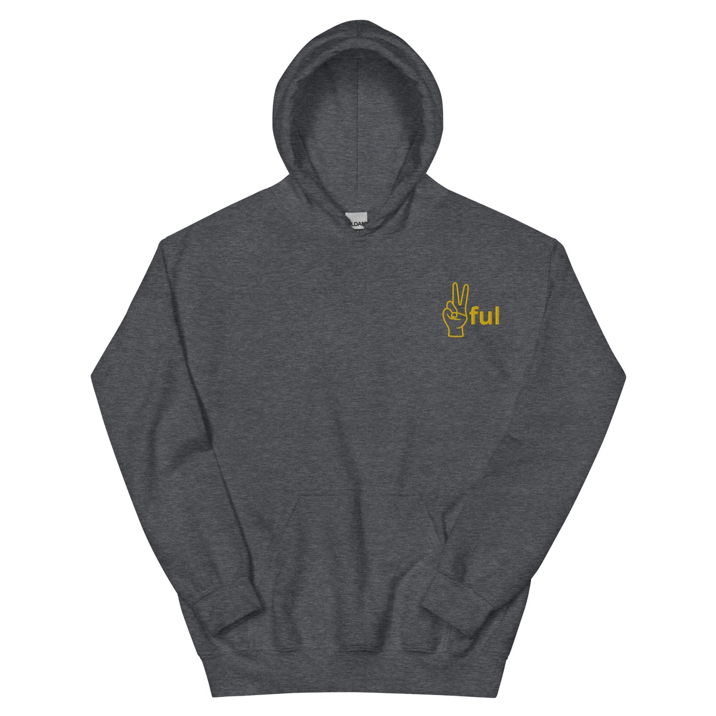 Unisex Gold Lettered ✌️ful Hoodie S-5XL