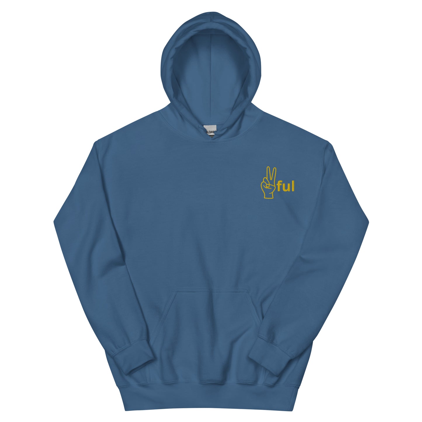Unisex Gold Lettered ✌️ful Hoodie S-5XL