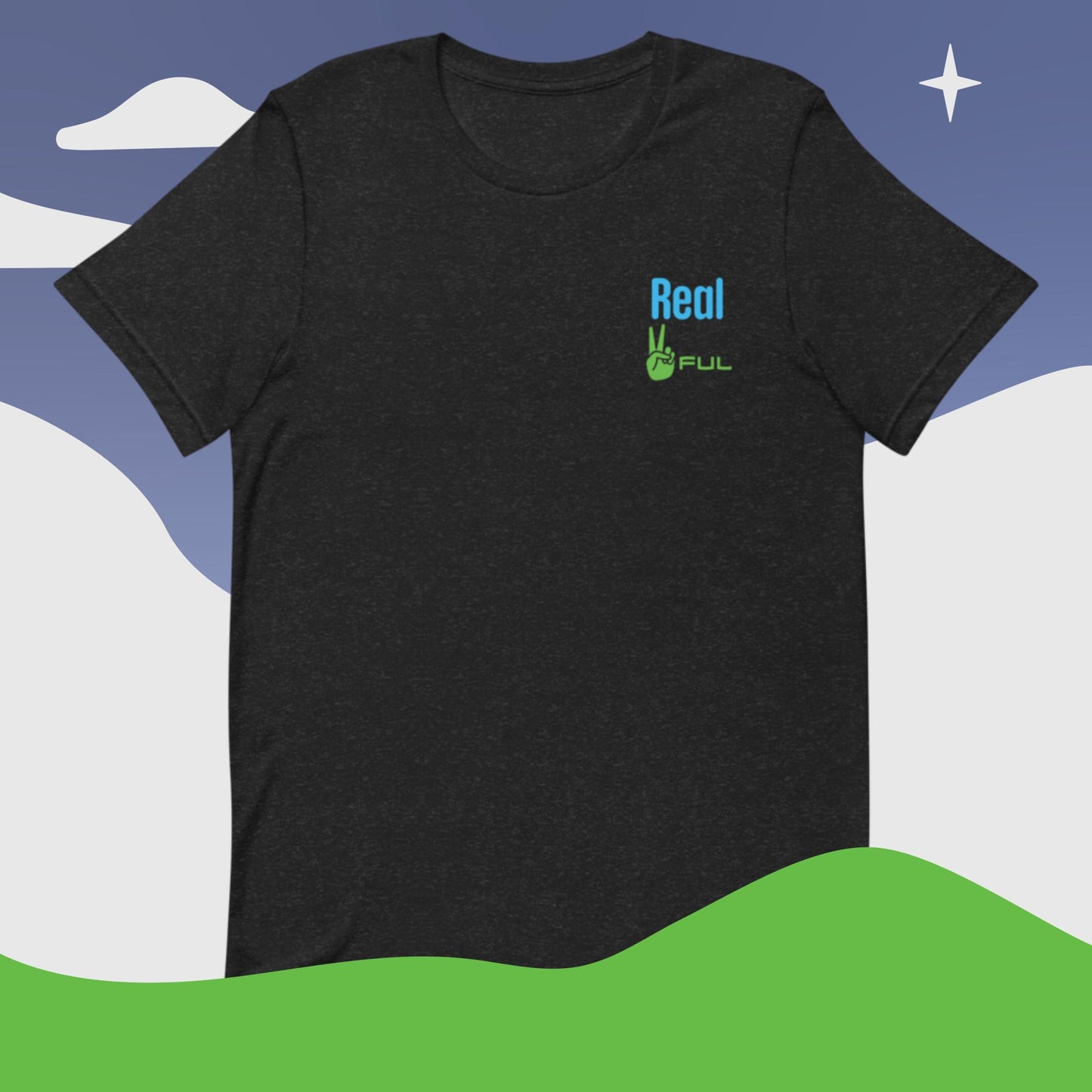 Unisex Real Peaceful t-shirt XS-5XL