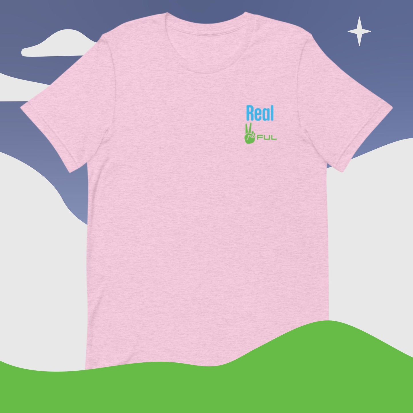 Unisex Real Peaceful t-shirt XS-5XL