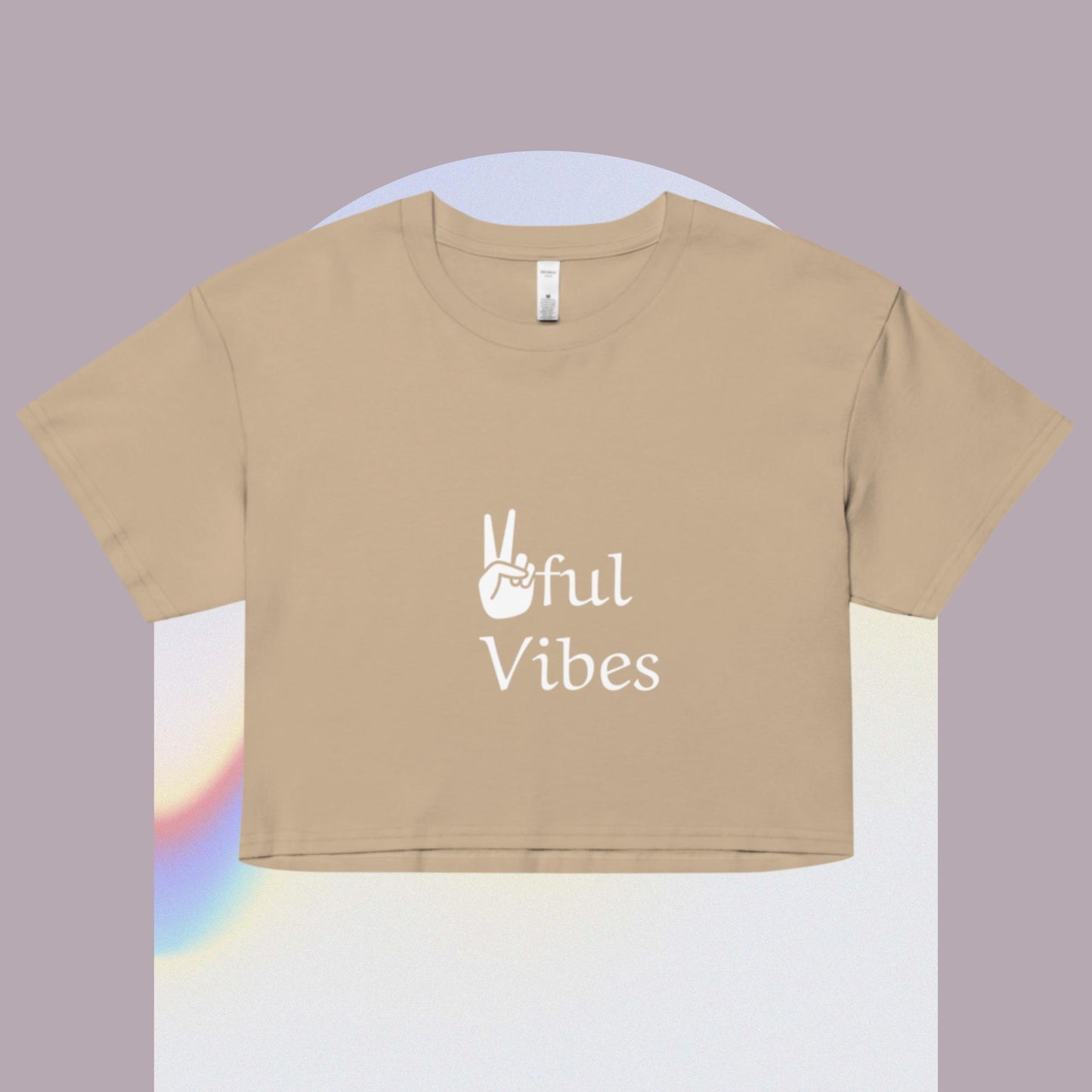 Peaceful Vibes Women’s crop top