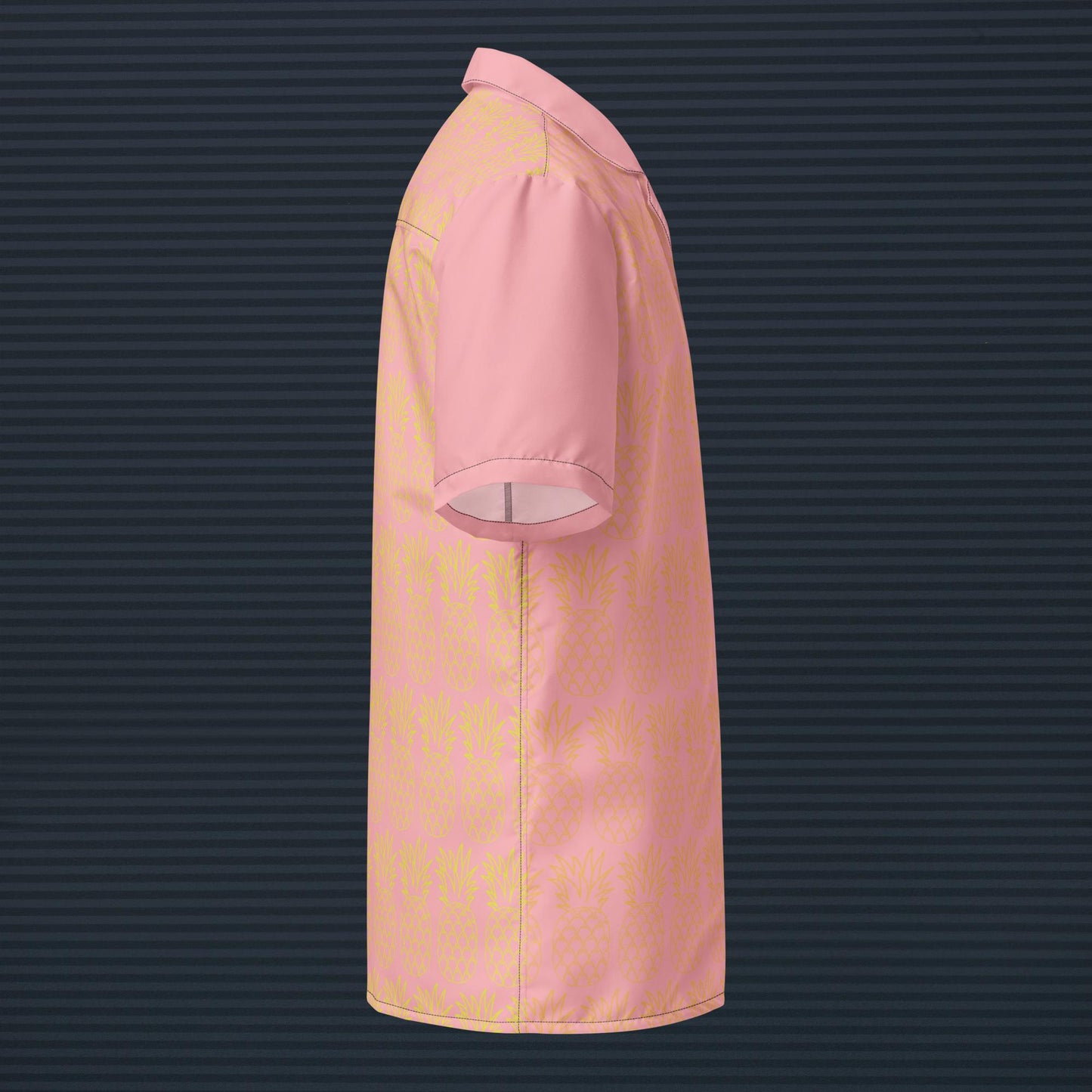 Peaceful Pink Pineapple button up shirt