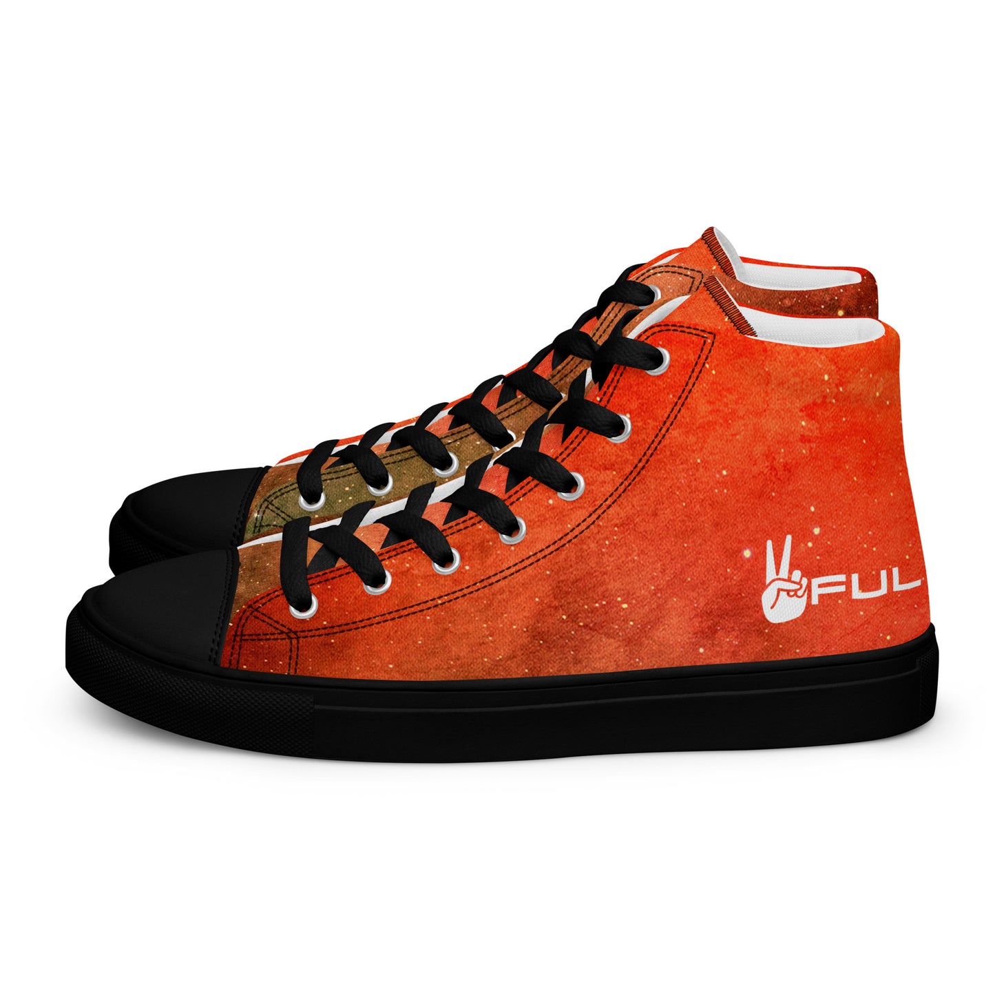 Peaceful Cosmic Cloud High top shoes