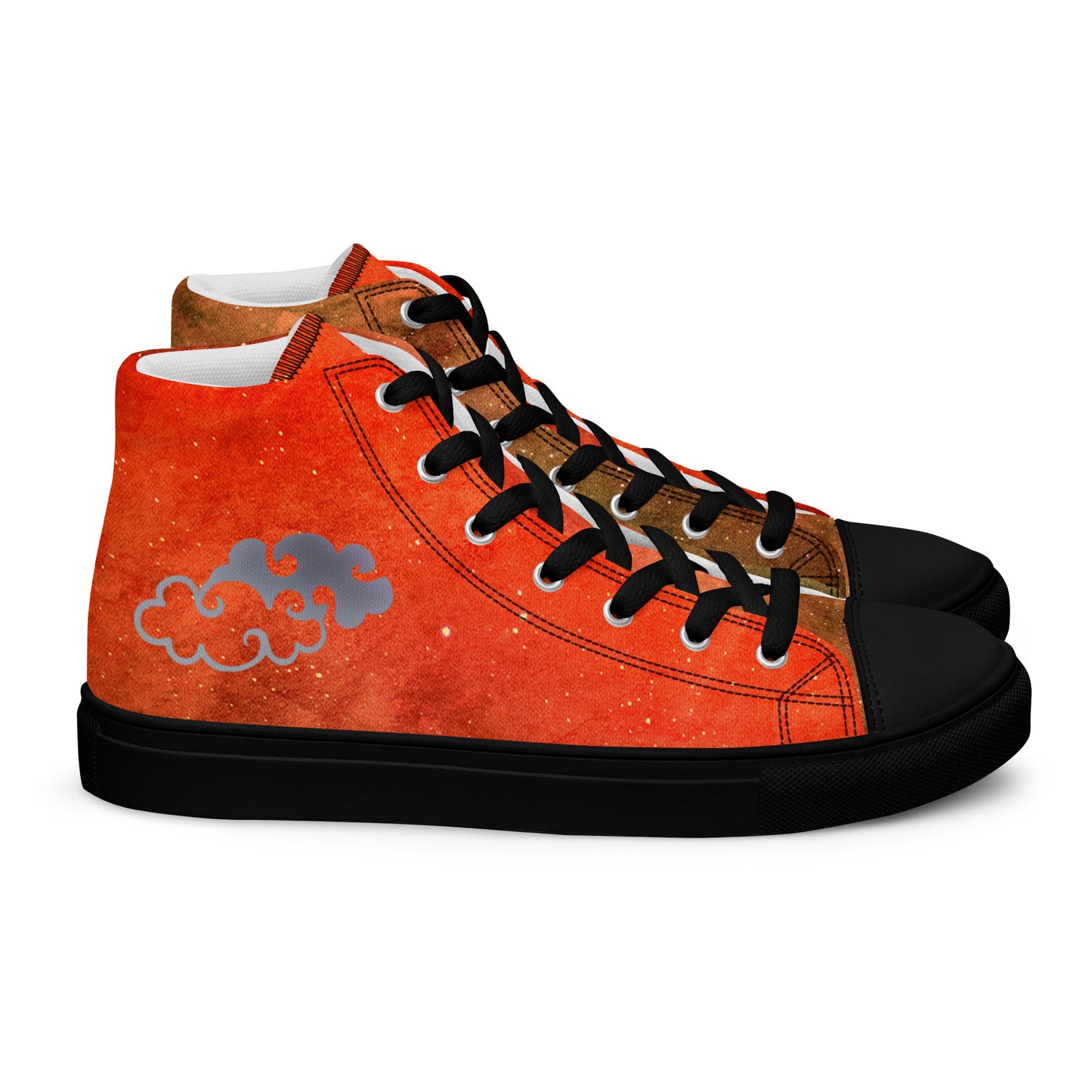 Peaceful Cosmic Cloud High top shoes