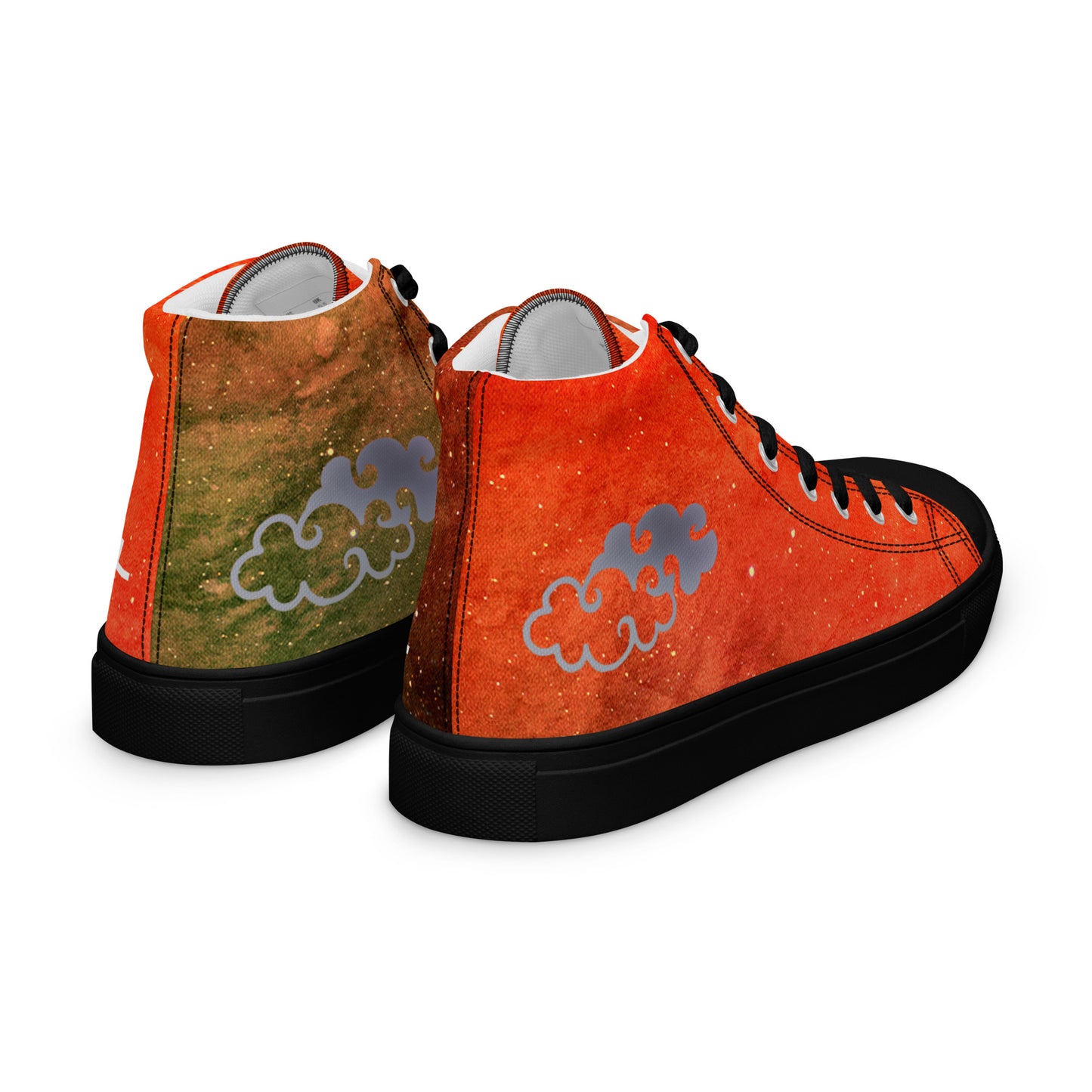 Peaceful Cosmic Cloud High top shoes