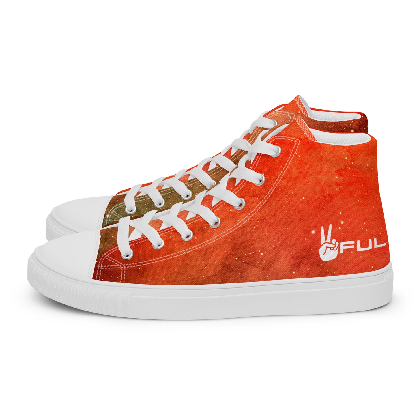 Peaceful Cosmic Cloud High top shoes