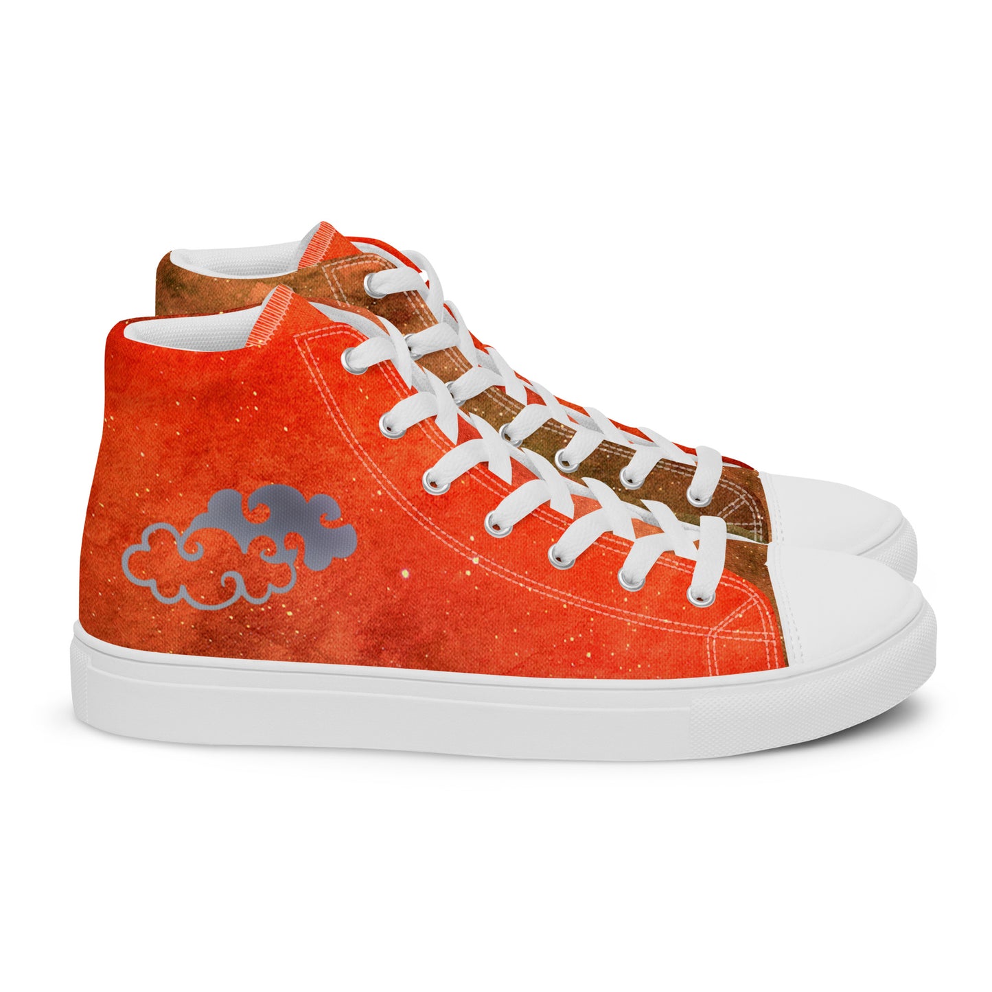 Peaceful Cosmic Cloud High top shoes