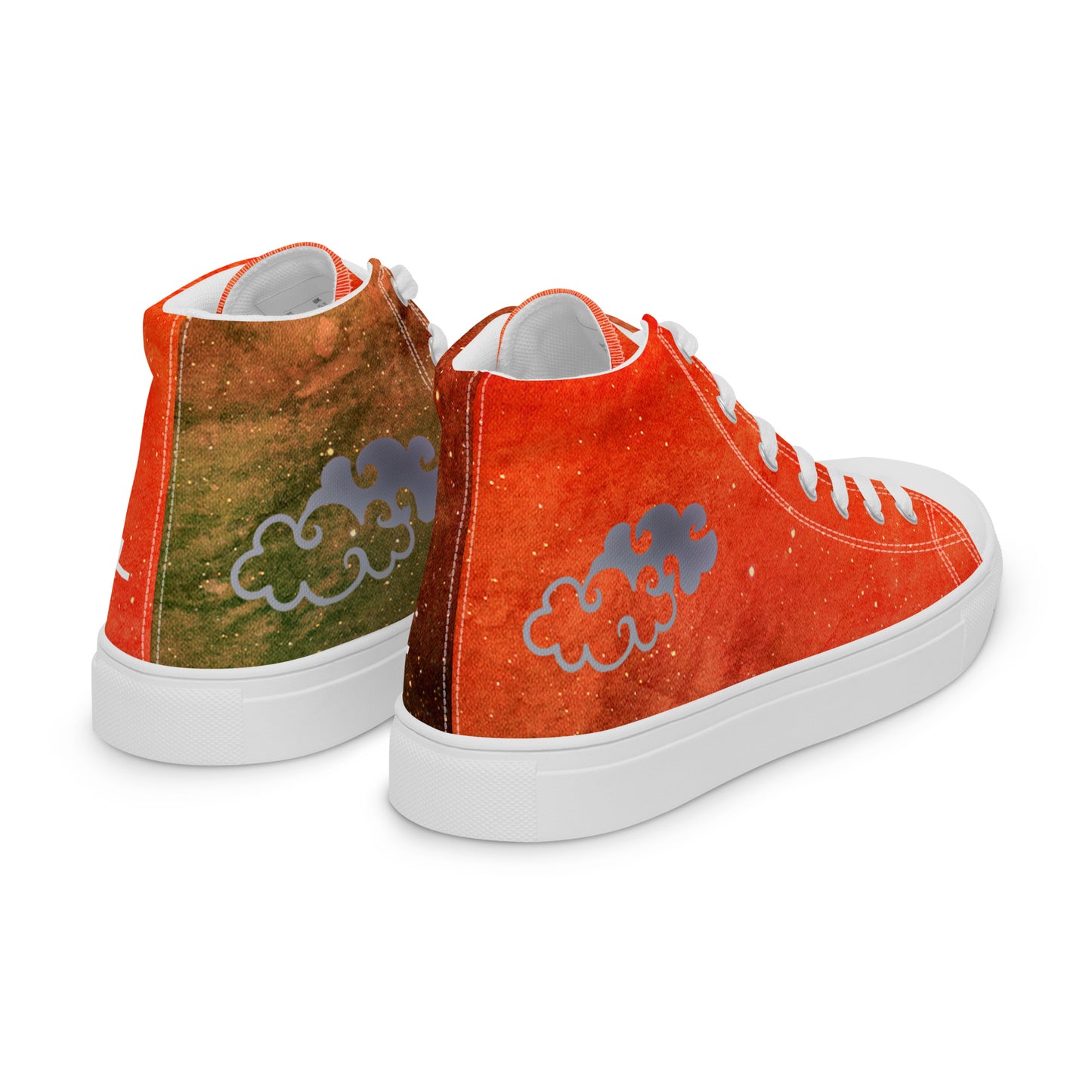 Peaceful Cosmic Cloud High top shoes