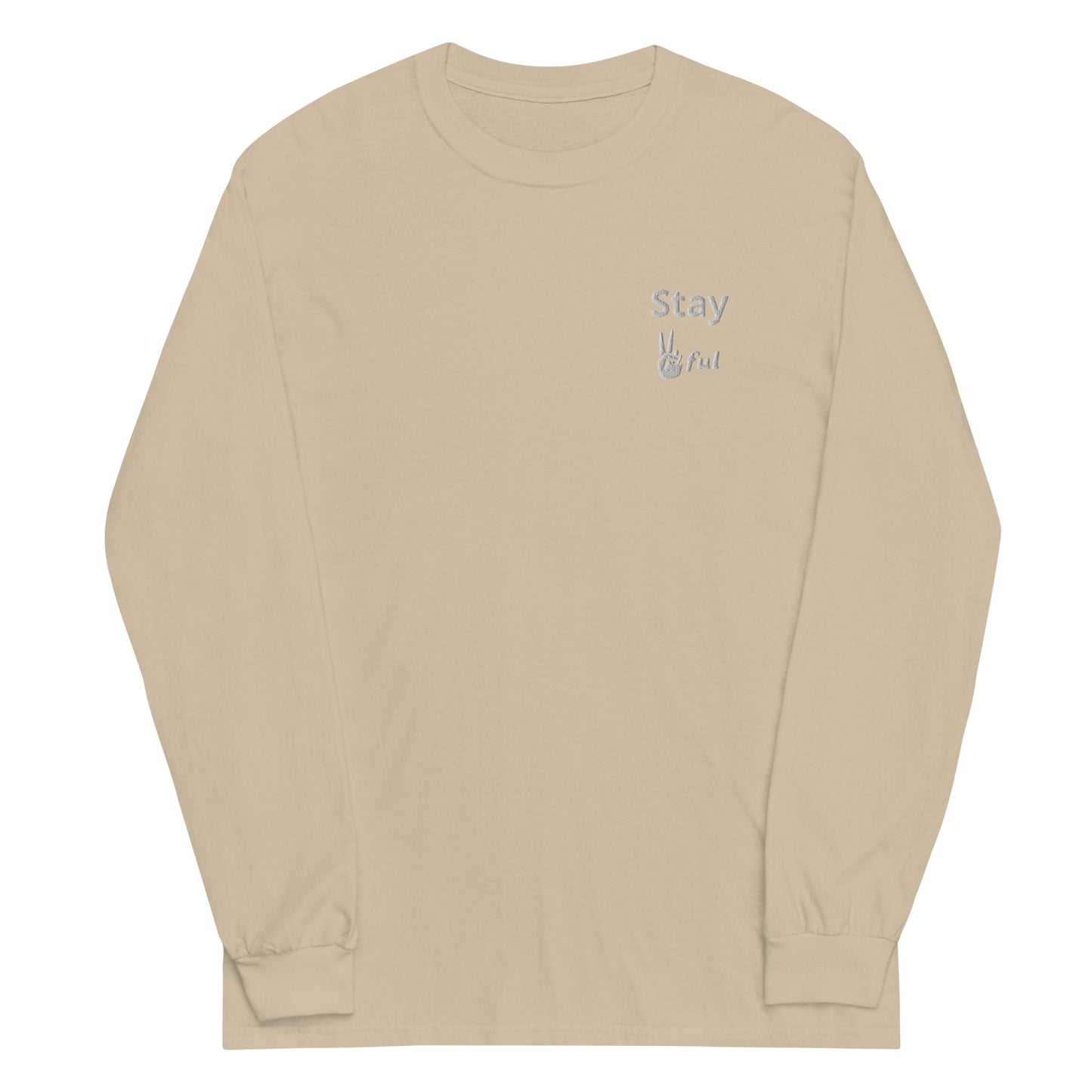 Men’s Stay Peaceful Long Sleeve Shirt