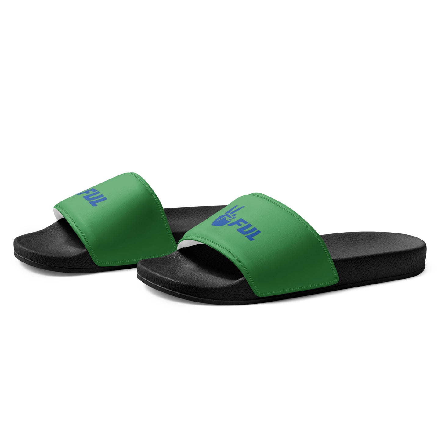 Men’s Green Peaceful slides