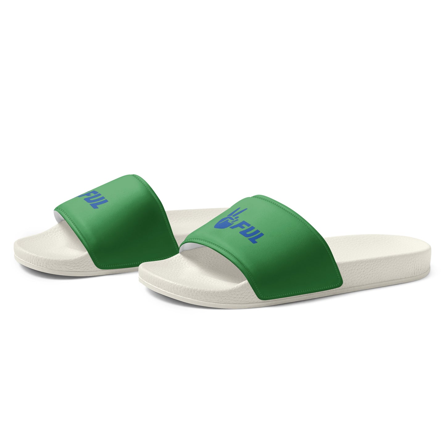 Men’s Green Peaceful slides