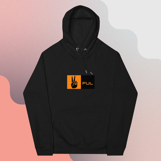 Orange and Black Fall Szn.✌️ful Hoodie