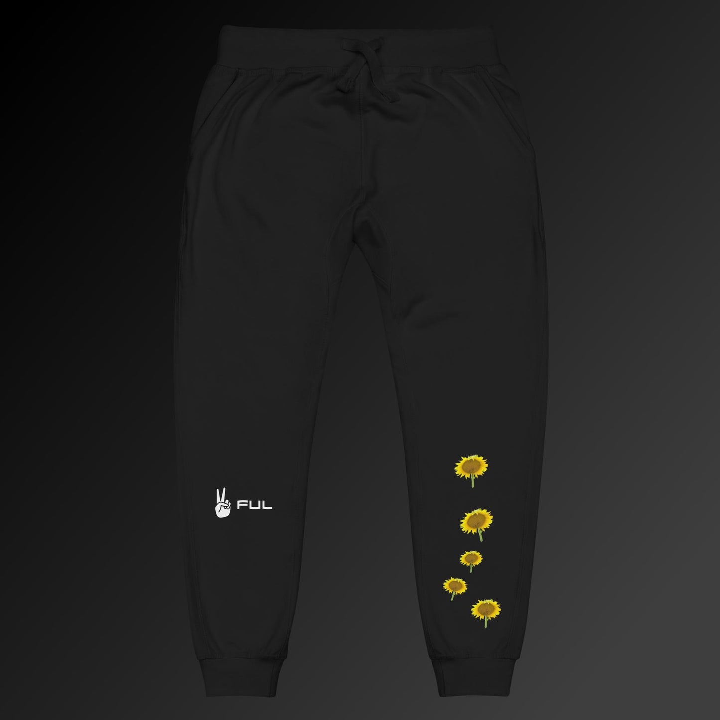 Peaceful/✌ful Sunflower Graphic Pants