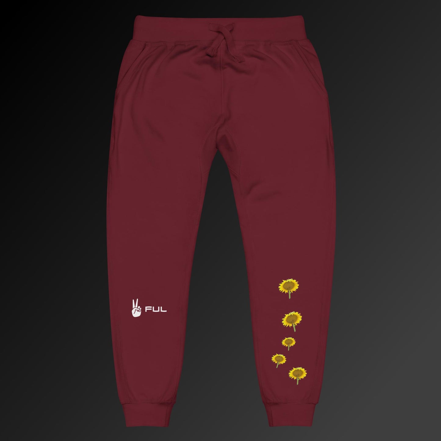 Peaceful/✌ful Sunflower Graphic Pants